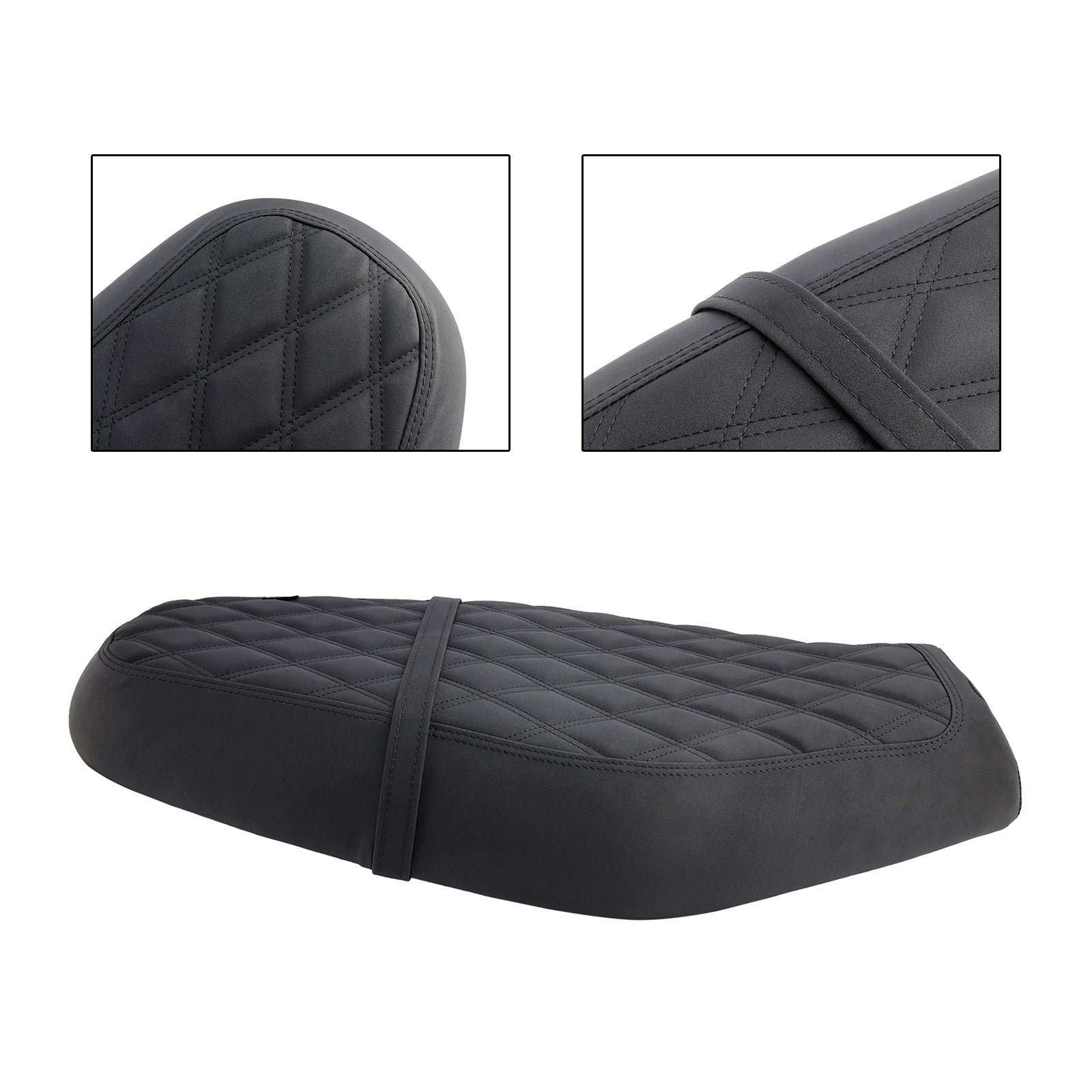 Replace Front Rear Driver Passenger Seat Blackc For Street Twin Speed Twin 900 BrownC