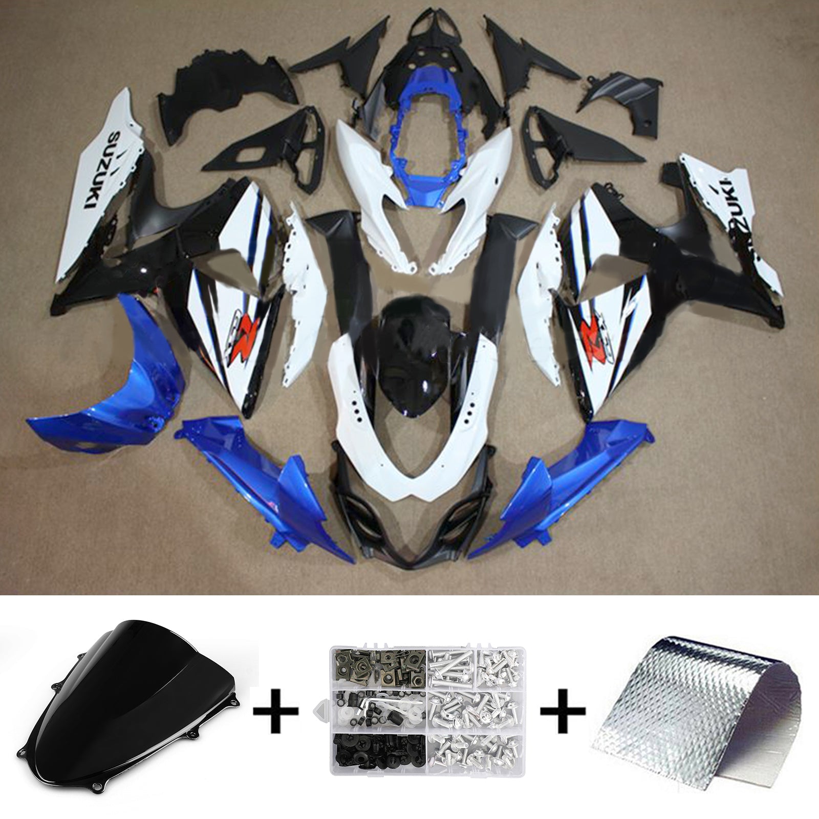 أموتوبارت سوزوكي GSXR1000 2009-2016 K9 الهدايا المجمعة هيكل السيارة البلاستيك ABS