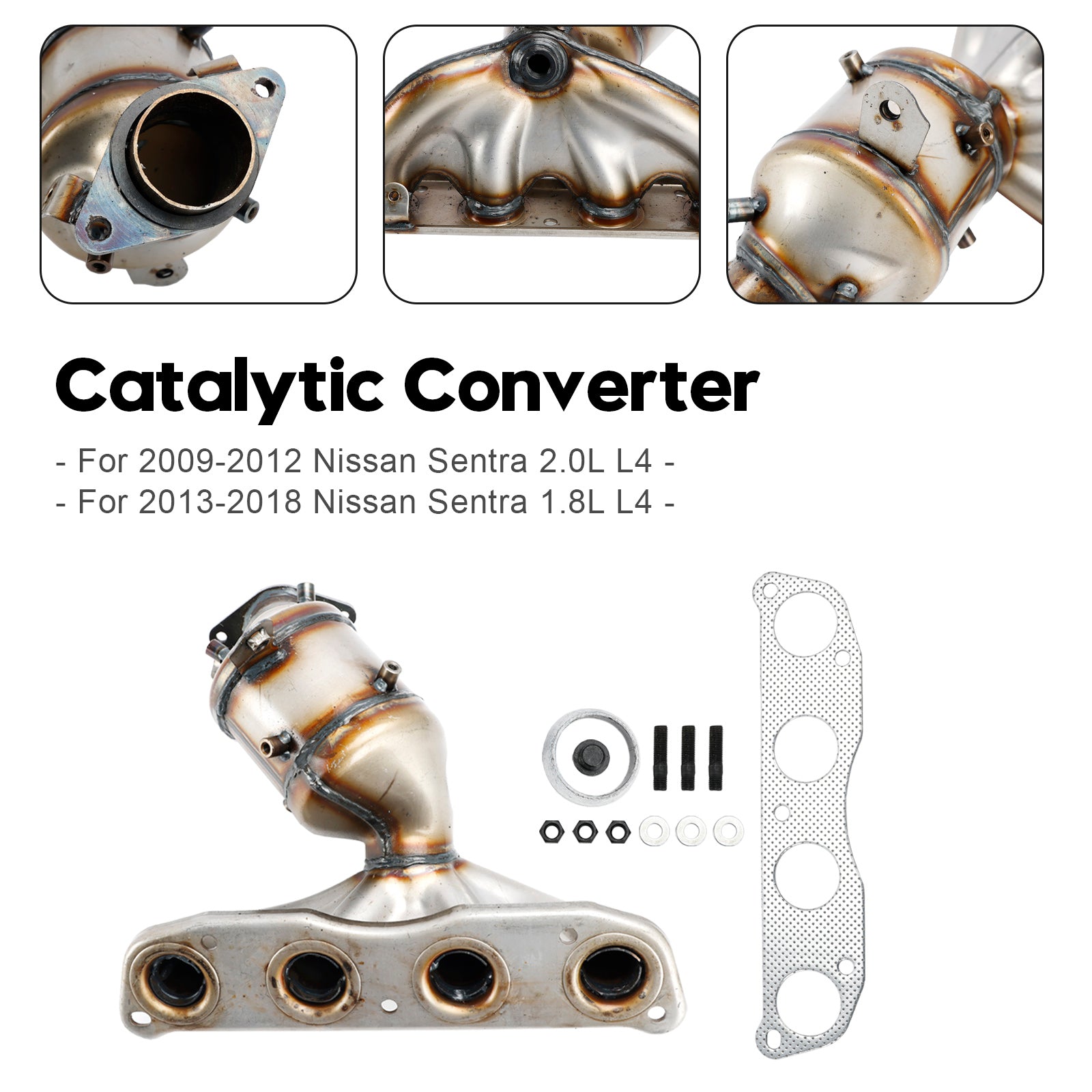 Front Catalytic Converter For Nissan Sentra 2.0L 09-12 1.8L 2013-2018