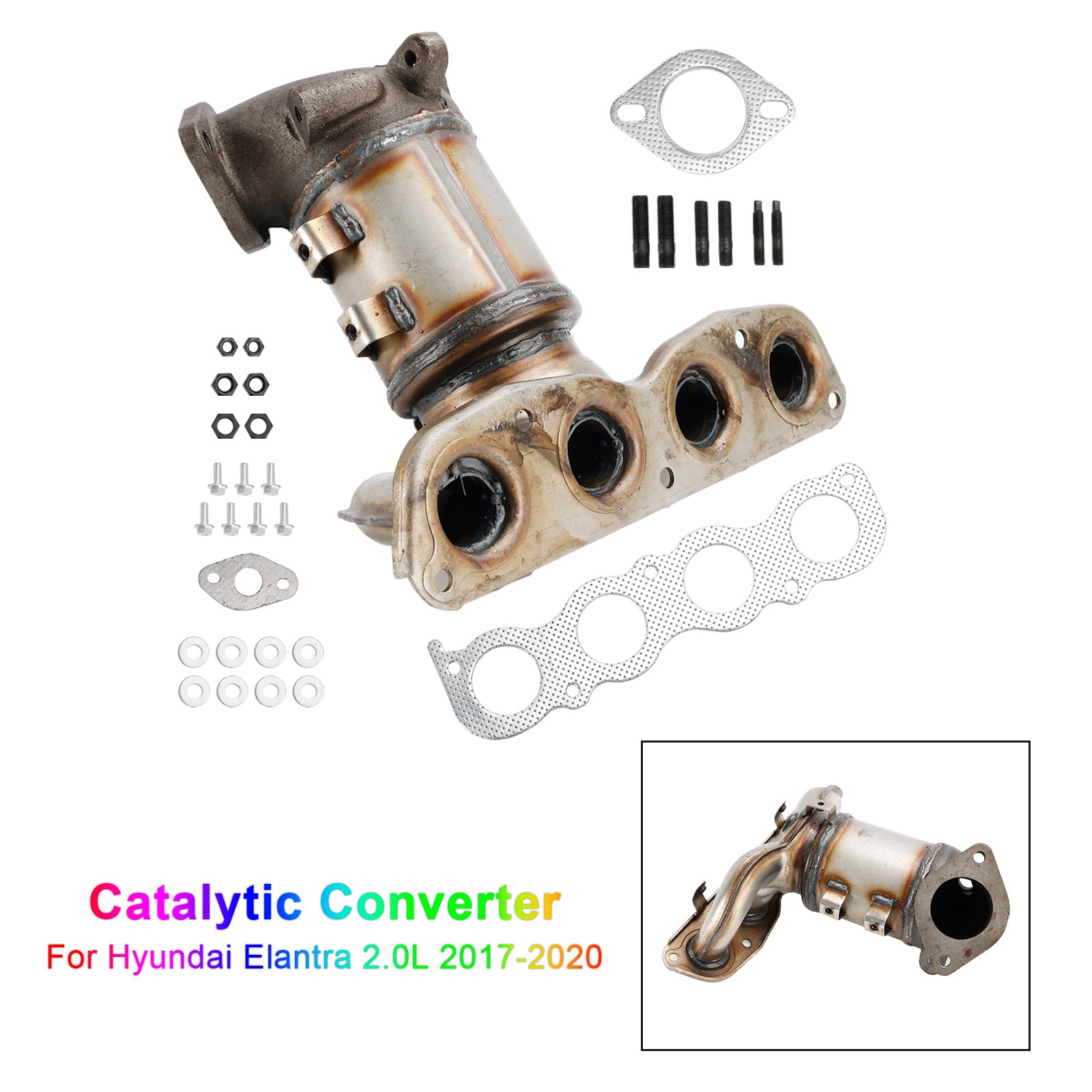 Manifold Catalytic Converter w/EGR Valve For Hyundai Elantra 2.0L 2017-2010