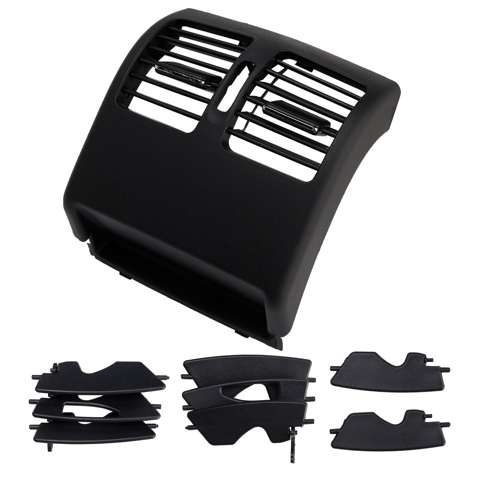 2007-2014 Mercedes Benz C-Class W204 Rear Center Console Air Vent AC Panel Cover Black