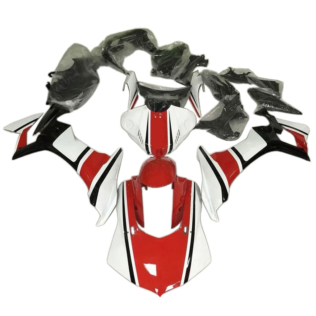 TCMT Unpainted ABS Fairing Kit – For YAMAHA YZF-R1 2007-2008, White, Pre-Drilled, DIY Ready