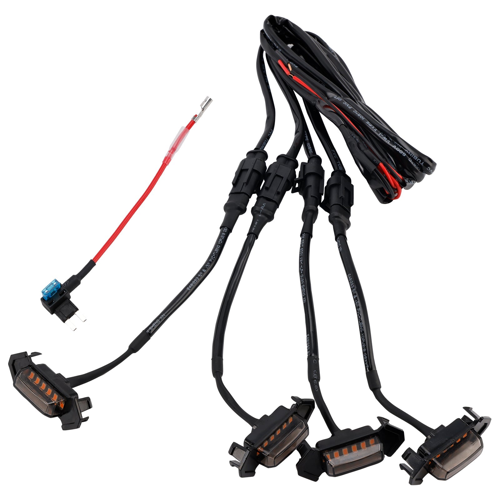 2016-2023 Toyota Tacoma Smoked Lens Amber Light Front Grille LED Light Kit