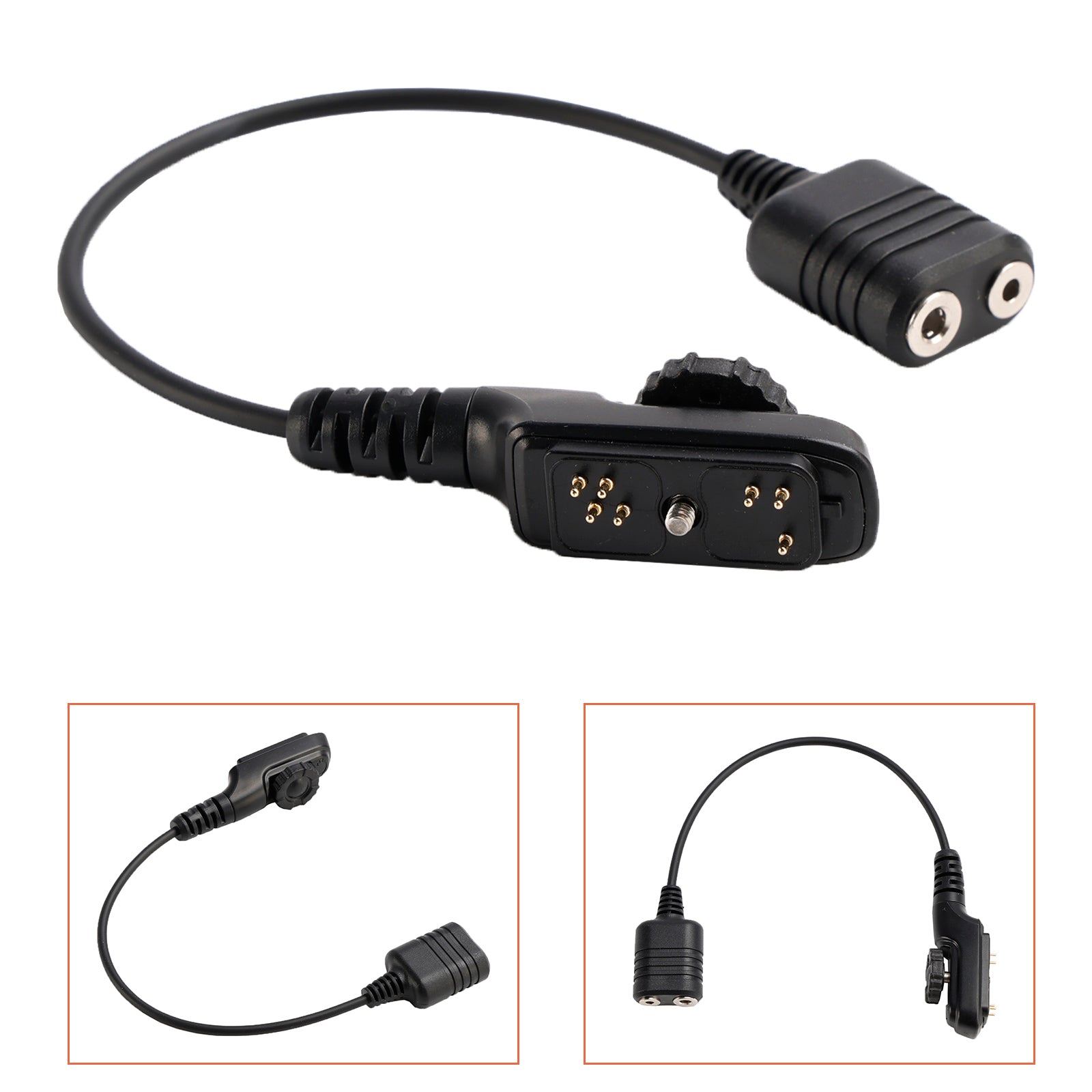 K Interface Headset Port Converter Cable for Hytera HYT PD780 PD700 PD980 PD788G