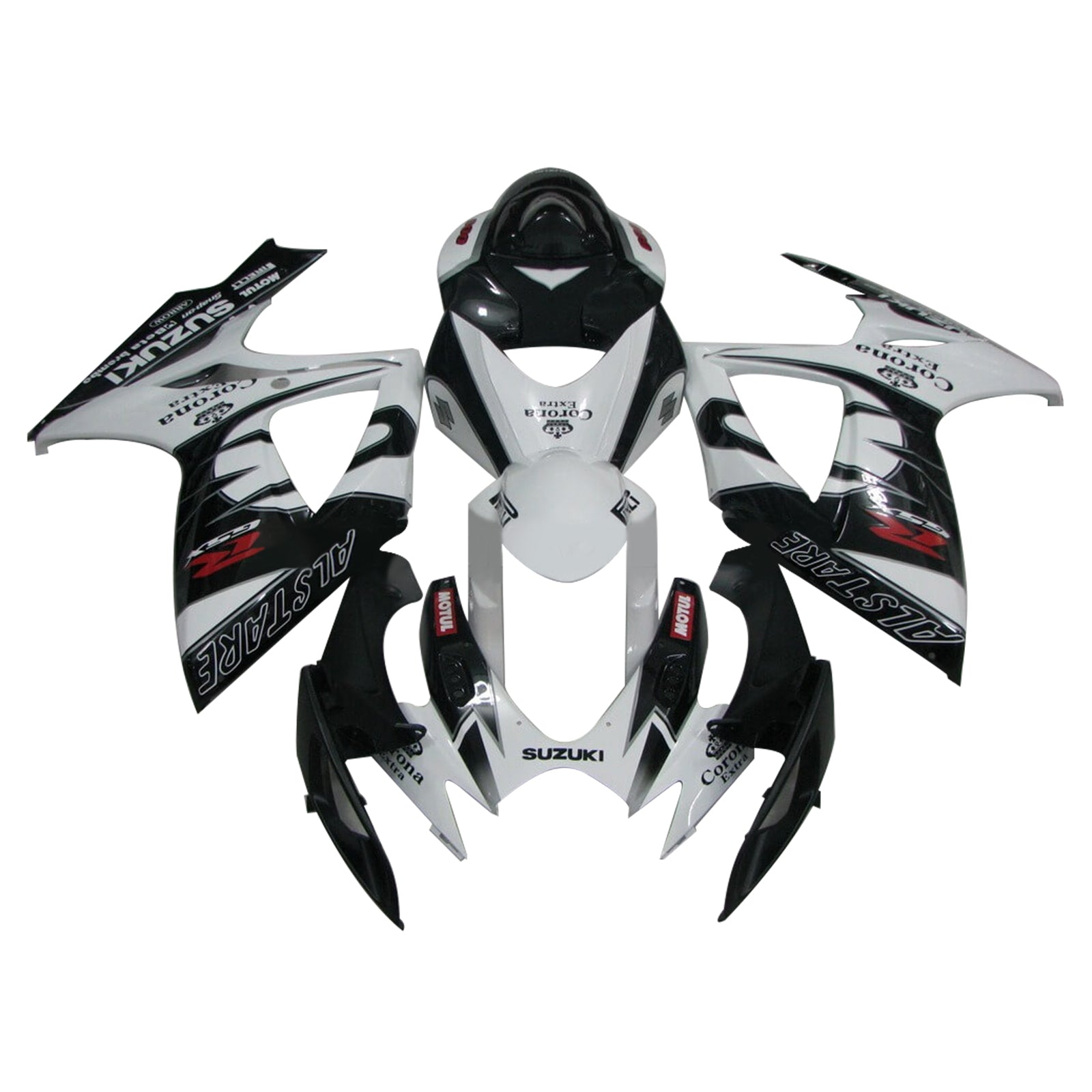 Aموتوبارت سوزوكي GSXR 600/750 2006-2007 K6 الهدايا المجمعة هيكل السيارة البلاستيك ABS