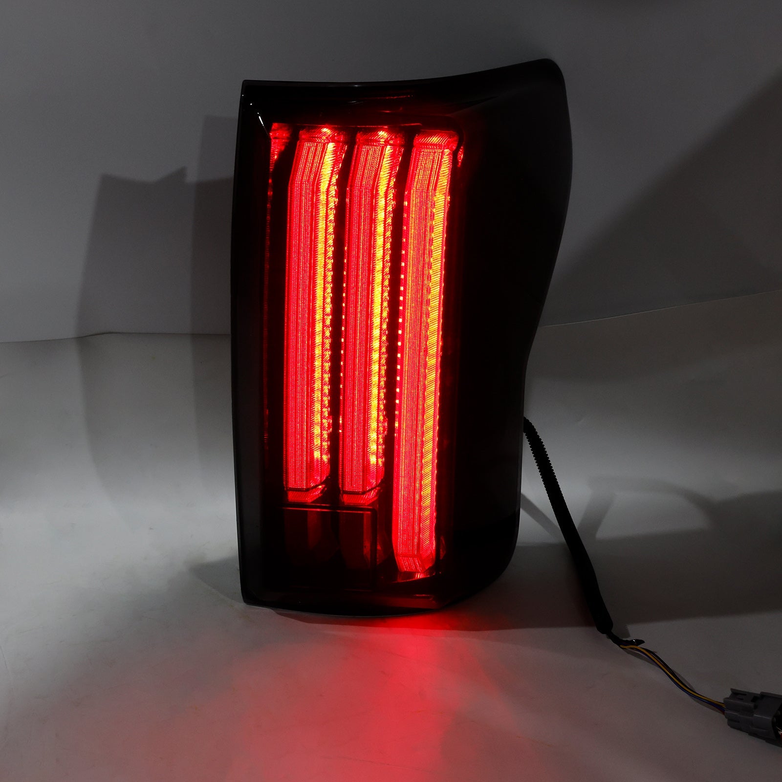 2007-2013 For Toyota Tundra Left+Right LED Tail Lights Black Housing Smoked Lens