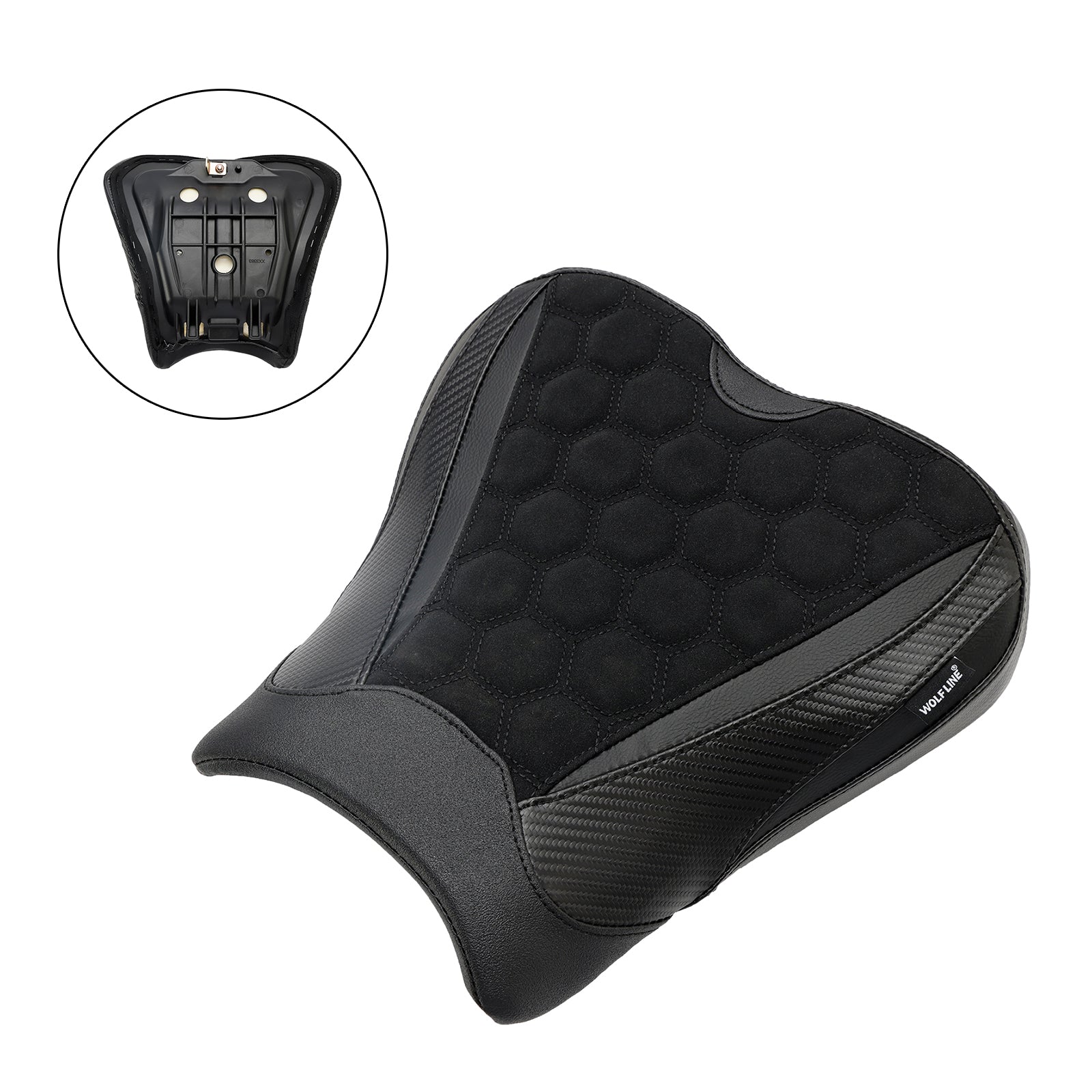 2023 KAWASAKI Ninja ZX-4R ZX-4RR Front Driver Seat Raider Cushion Pu Blacka