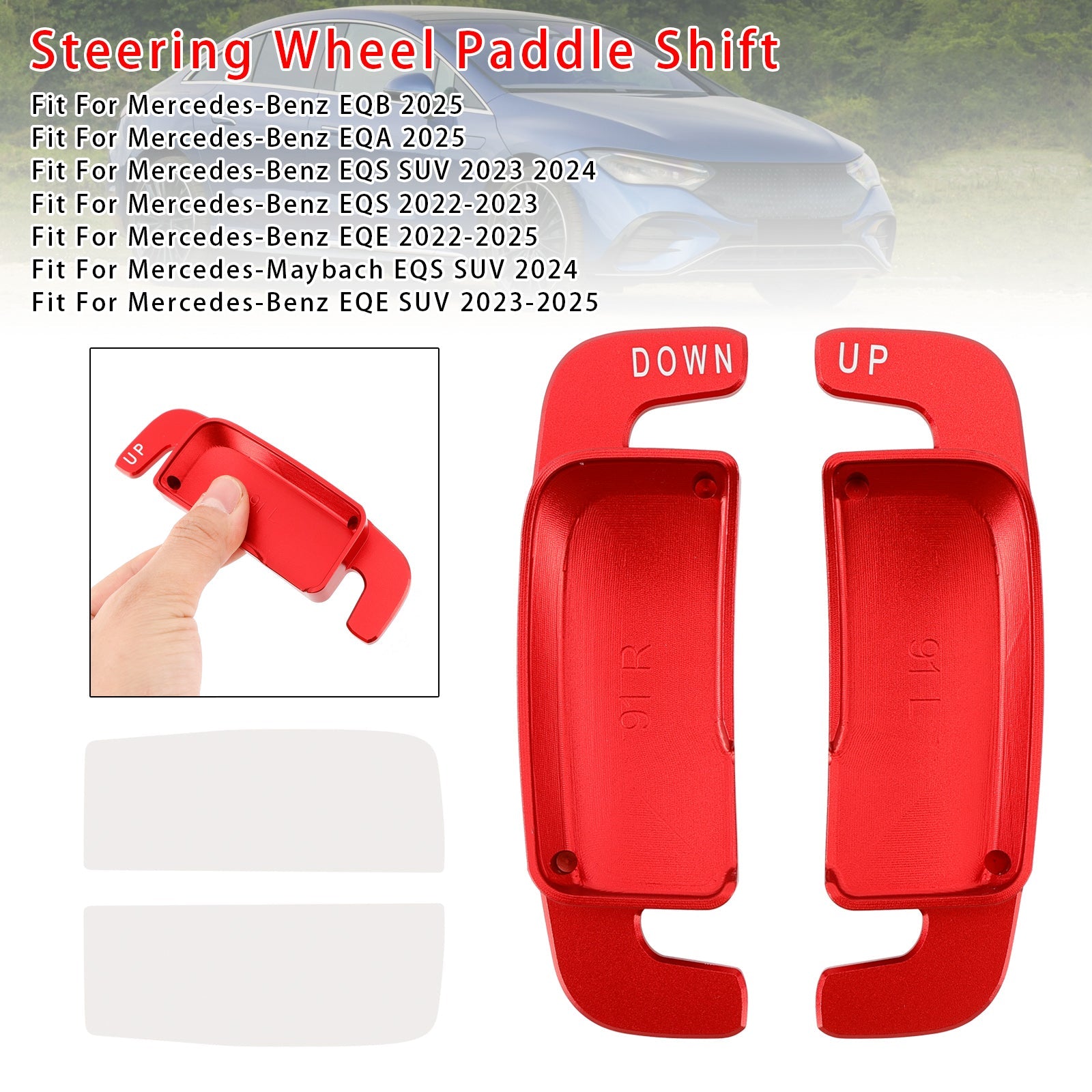 Steering Wheel Paddle Shifter Extension For Benz A C GLE 2022up Aluminium