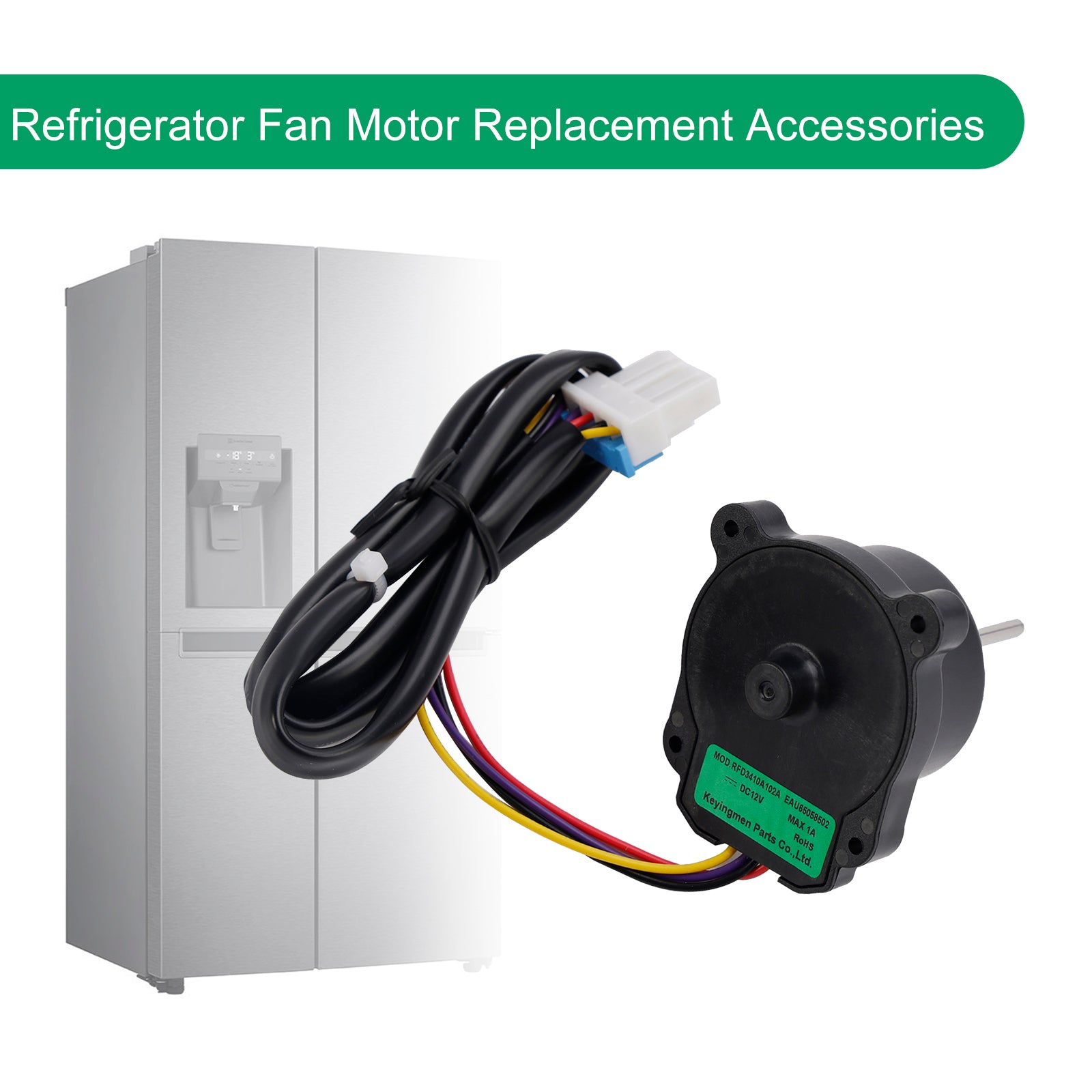 Refrigerator Fan Motor Replacement Accessories DC 12V For LG EAU65058502