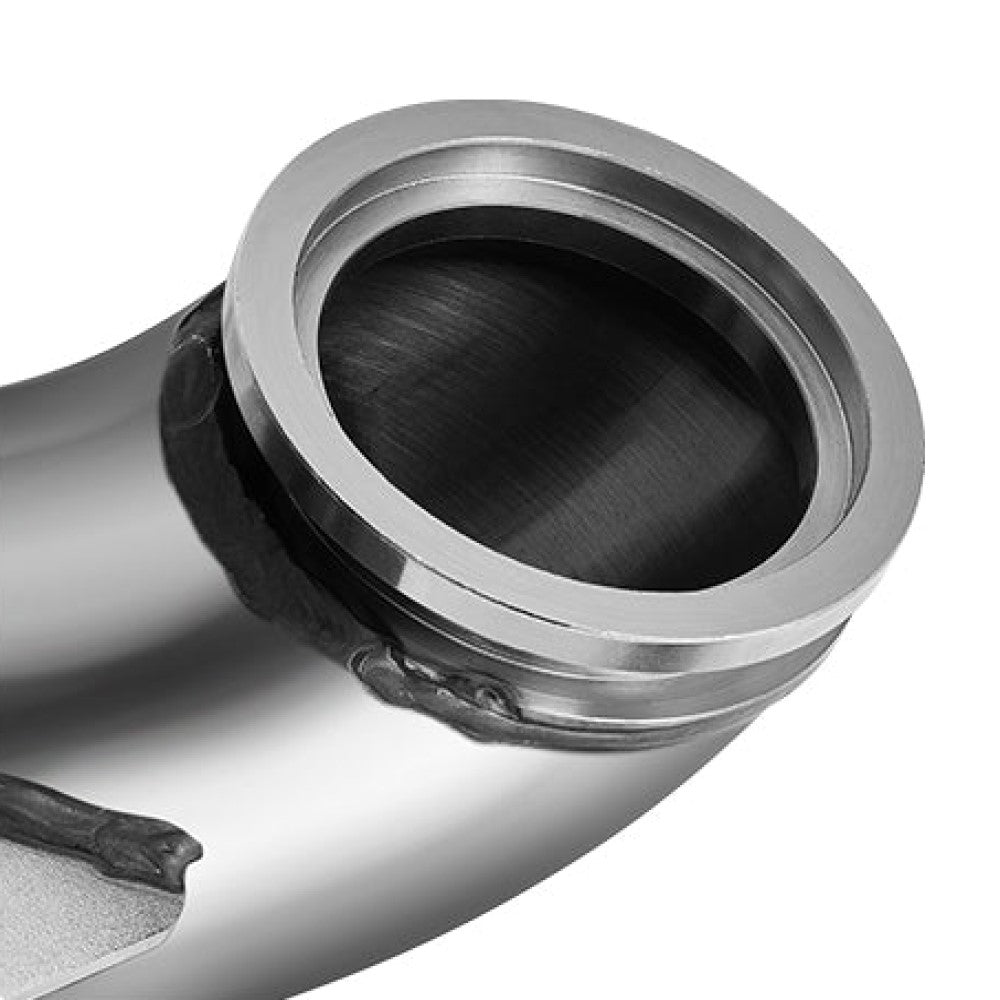 4" Turbo Downpipe Exhaust For Ford 6.7L Powerstroke F250 F350 F450 F550 2015-2019