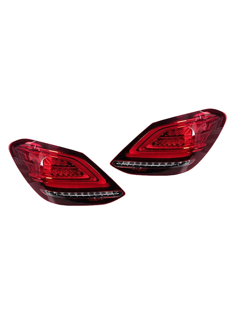 2019-2021 Mercedes Benz W205 Facelift C63 AMG S Base Left+Right LED Rear Tail Light Brake Lamp 059067103 2059067203
