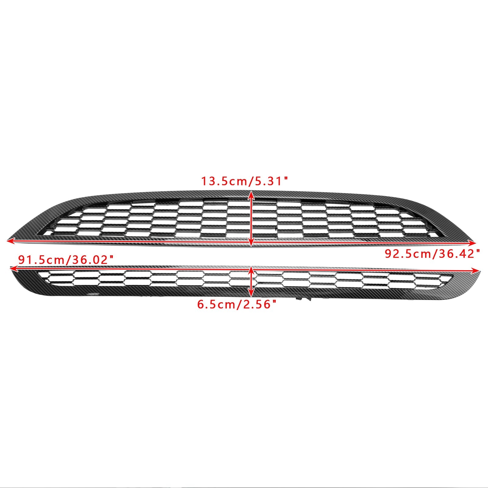 2PCS Honeycomb Mesh Front Grille Grill Fit Mini Cooper R50 R52 R53 2002-2006