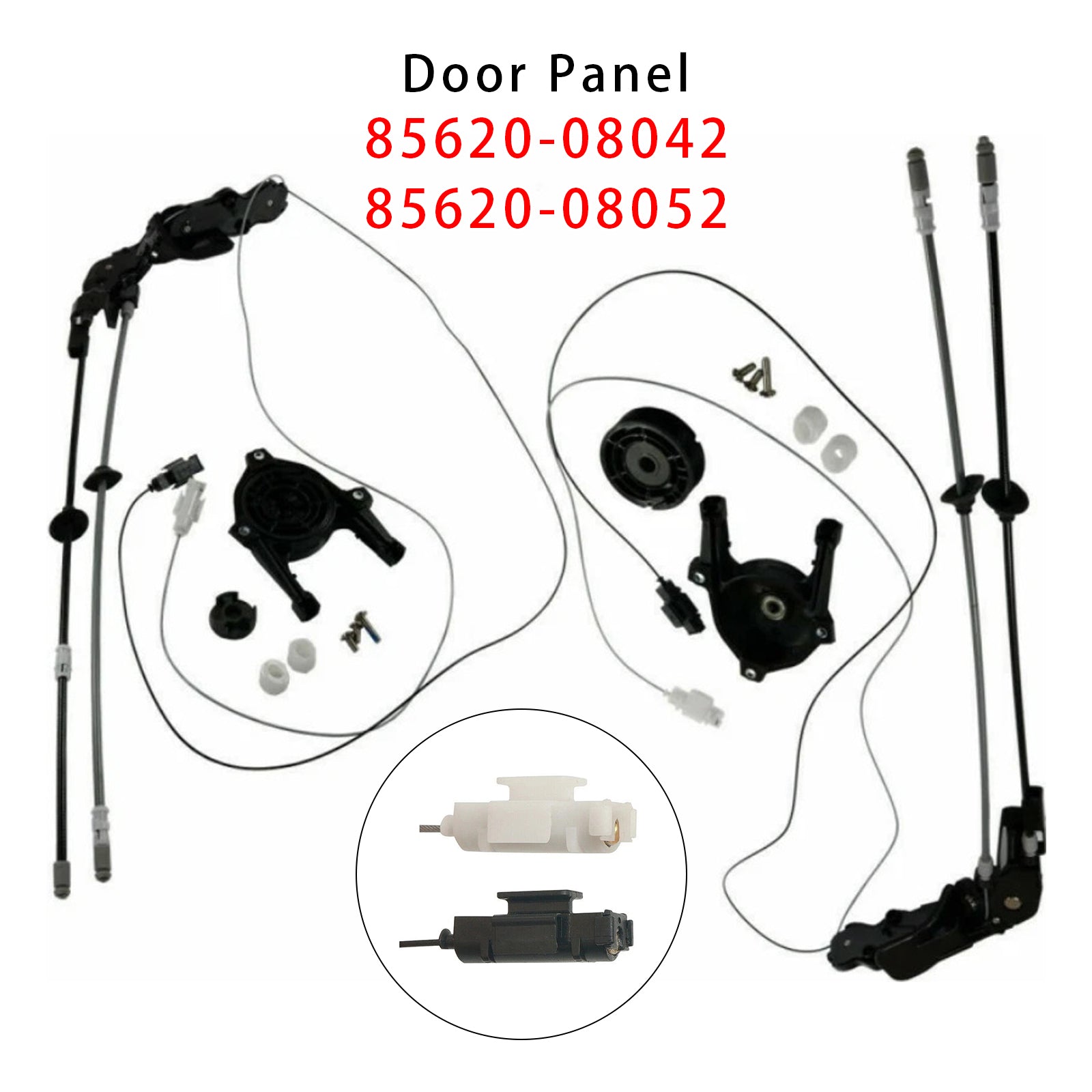 2007-2010 Toyota Sienna 3.5L DOHC V6 24V Power Sliding Door Cable w/o Motor Set 85620-08052