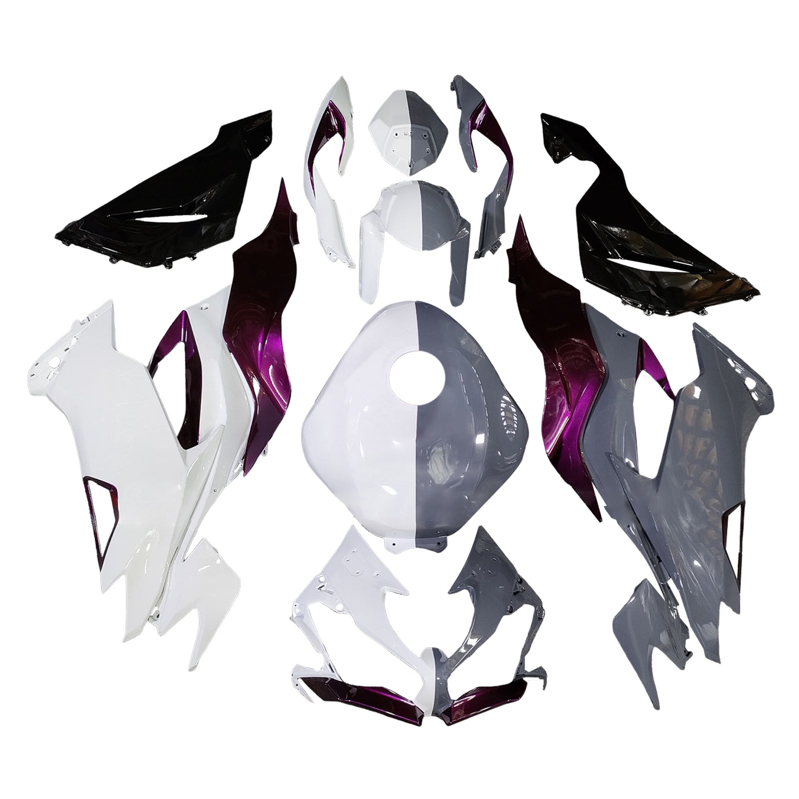 Injection Fairing Kit Bodywork Plastic ABS fit For Kawasaki ZX6R 2019-2023