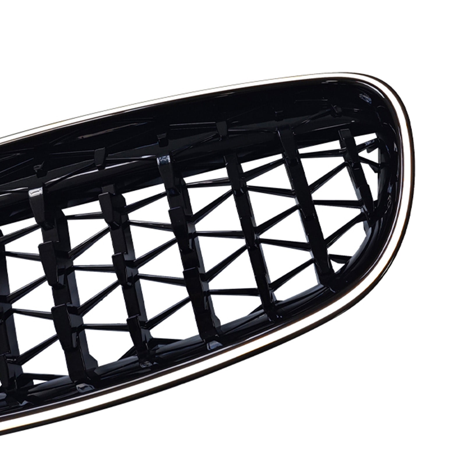 01.2009-10.2016 For BMW 5-Series F10 Sedan Gloss Black Kidney Bumper Grill Grille 51137203649 51137203650