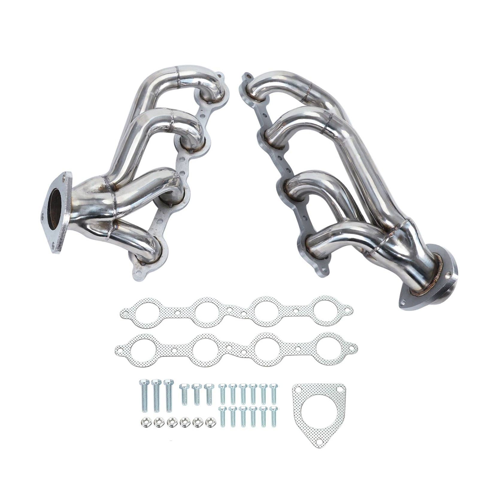 Exhaust Headers Fit Chevy Silverado 1500 2500HD 3500HD 4.8 5.3 6.0L 2002-2016