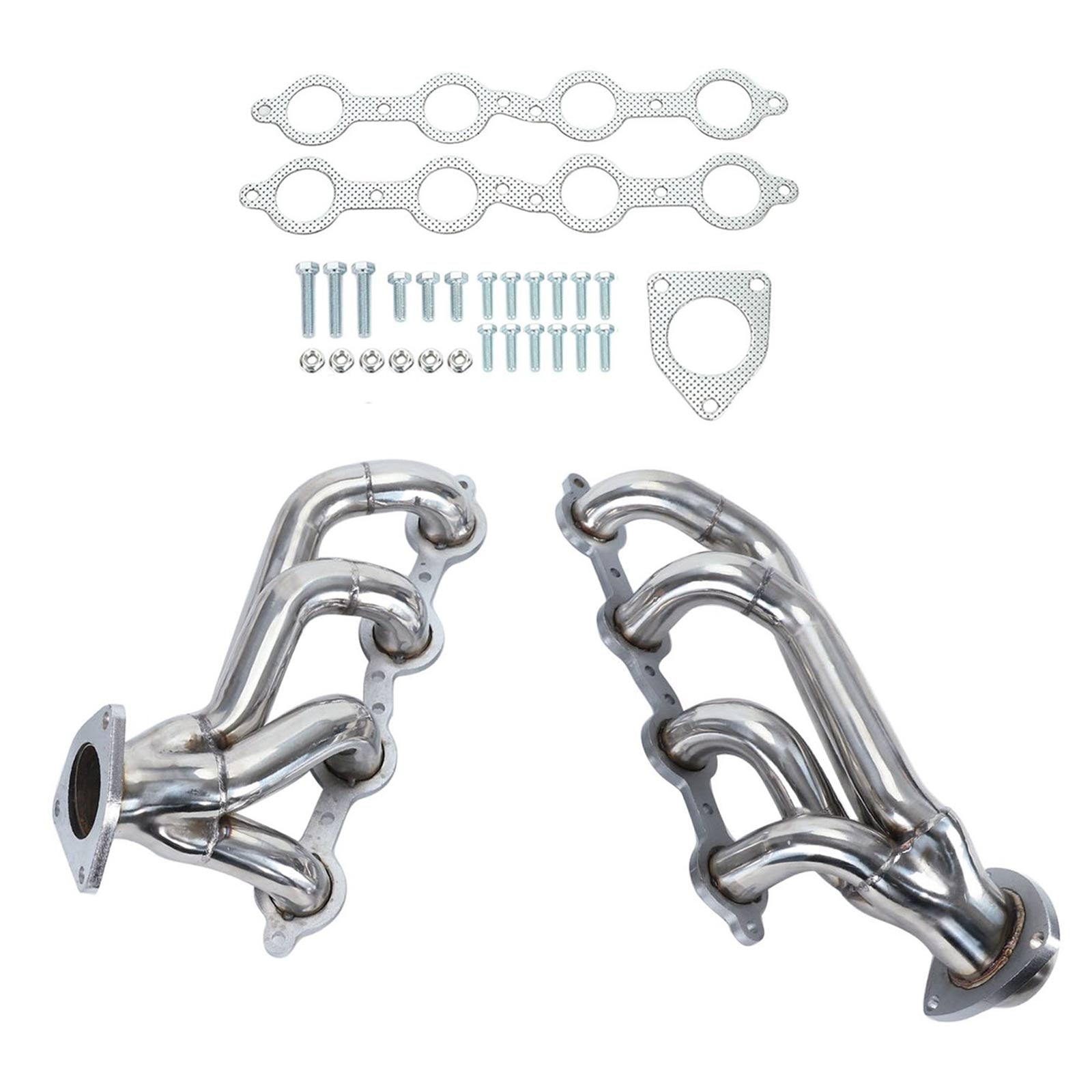 Exhaust Headers Fit Chevy Silverado 1500 2500HD 3500HD 4.8 5.3 6.0L 2002-2016