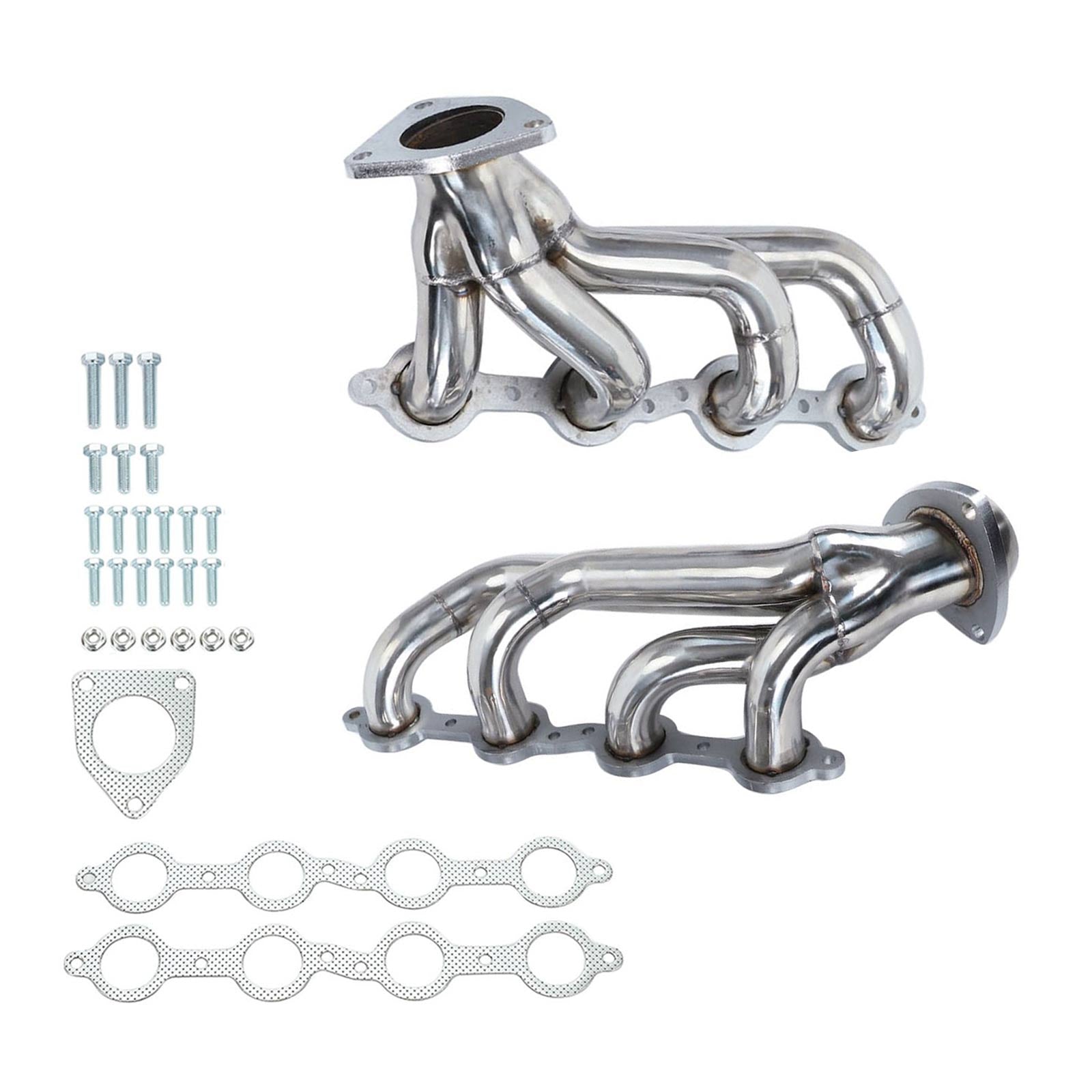 Exhaust Headers Fit Chevy Silverado 1500 2500HD 3500HD 4.8 5.3 6.0L 2002-2016