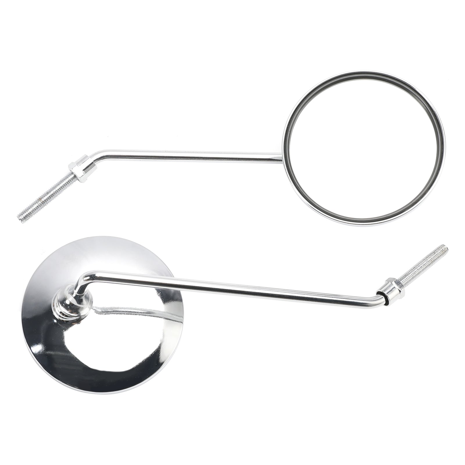 리어 뷰 미러 크롬 미러 라운드 8mm 피트 혼다 여권 C50 C70 C90