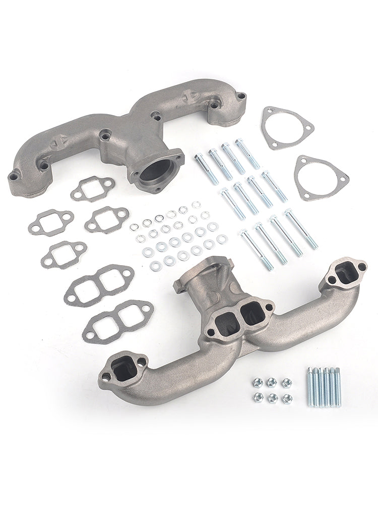 Cast Iron Exhaust Header Manifold Fit Chevy Small Block SBC 283 305 327 1962-1963