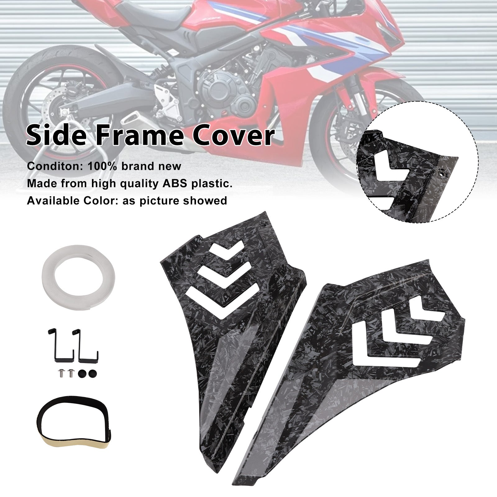 2024-2025 Honda CBR650R Side Frame Panel Protector Fairings Cover