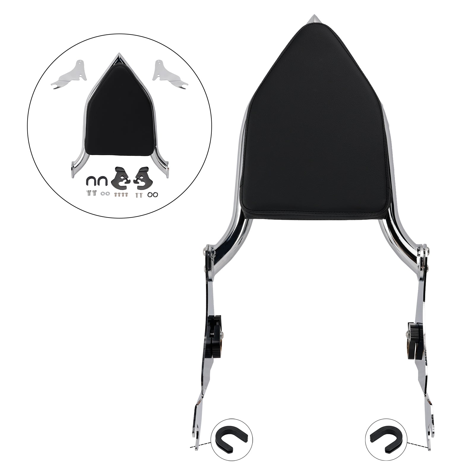 2011, 2015-2016 CVO ROAD GLIDE ULTRA FLTRUSE Passenger Sissy Bar Backrest