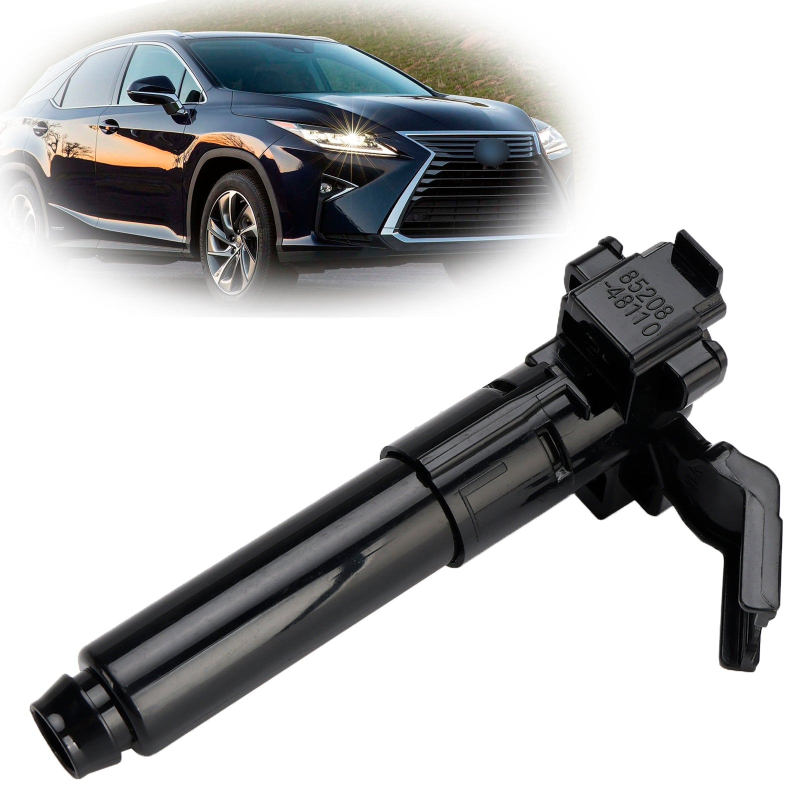 2016-2018 Lexus RX350 Front Headlight Spray Washer Nozzle Left 85208-48110