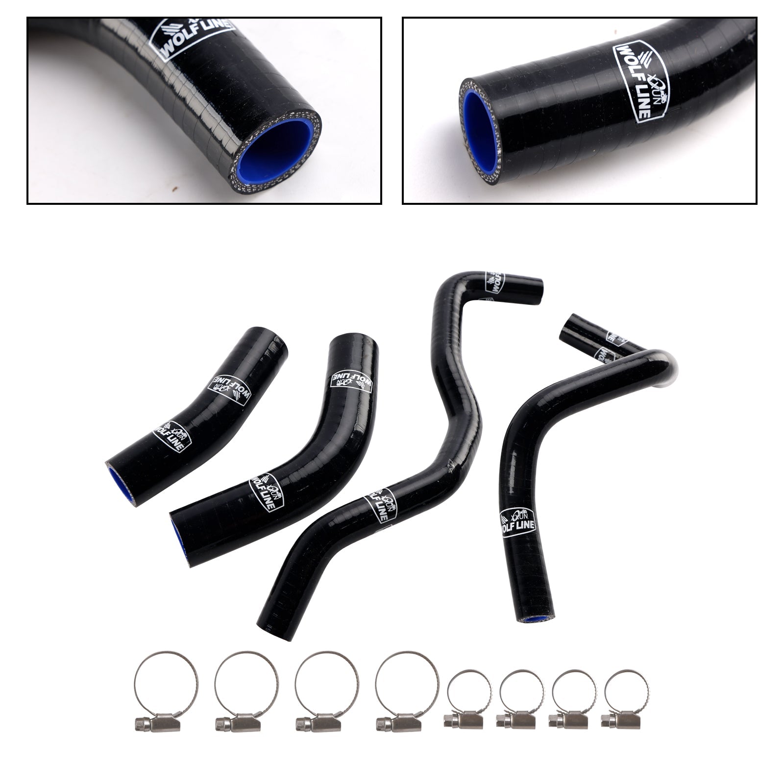 Silicone Radiator coolant Hose kit For Yamaha Tenere 700 2019-2024