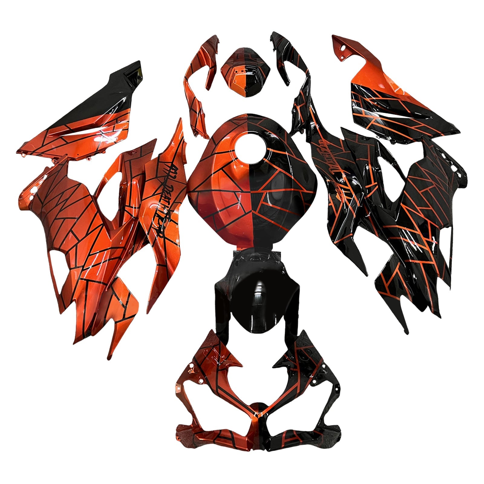 Injection Fairing Kit Bodywork Plastic ABS fit For Kawasaki ZX6R 2019-2023