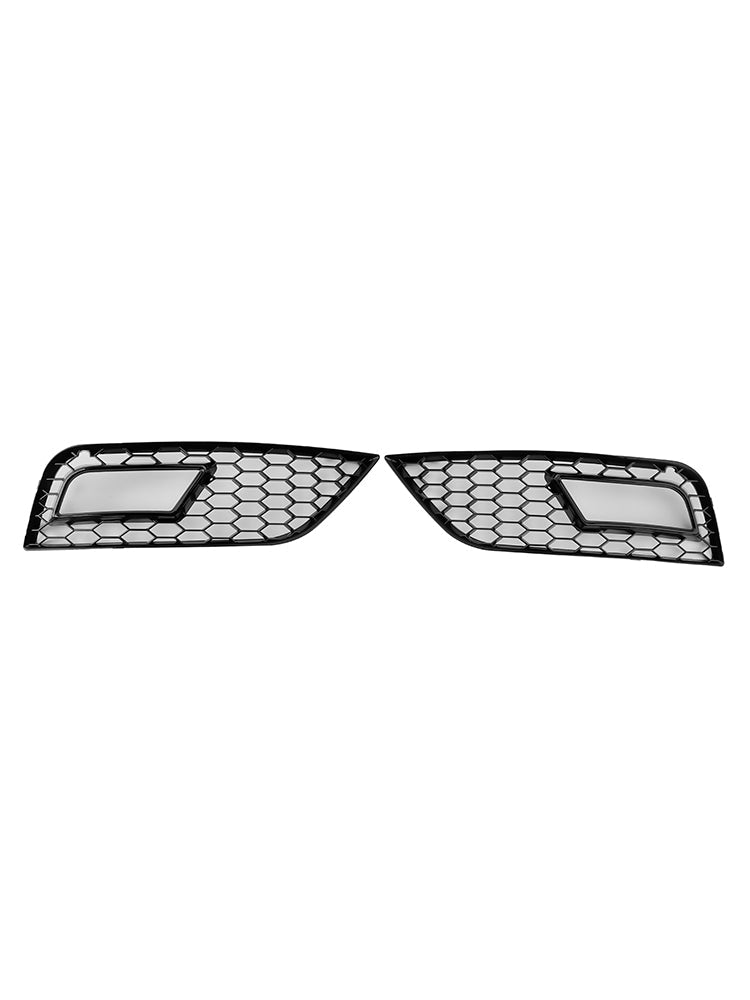 2013-2015 Audi A4 B8.5 Black Honeycomb Fog Light Cover Standard Bumper