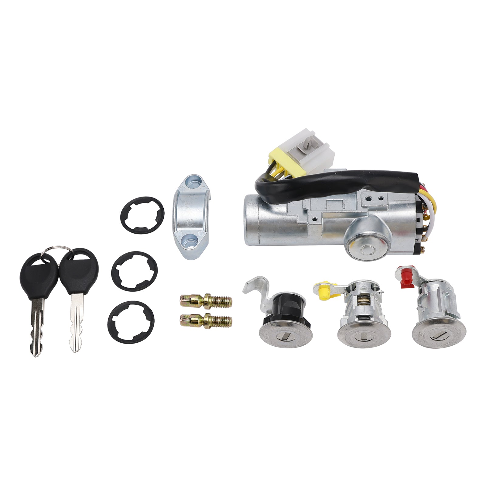 Ignition Barrel Door Lock Kit w/ 2 Keys K9810-2S806 For Nissan Navara D22 1997-2006