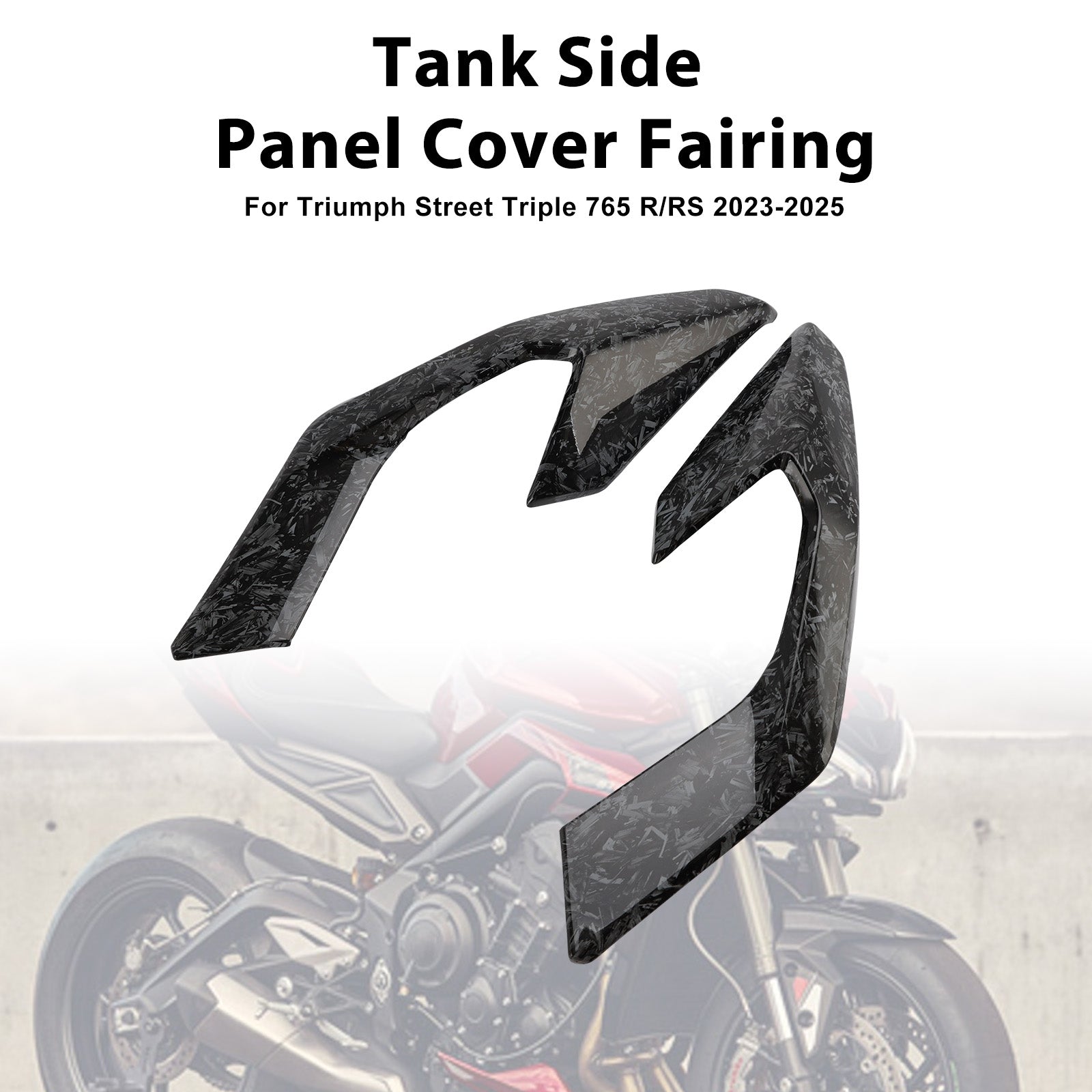 2023-2025 Street Triple 765 R/RS Tank Side Cover Panel Fairing