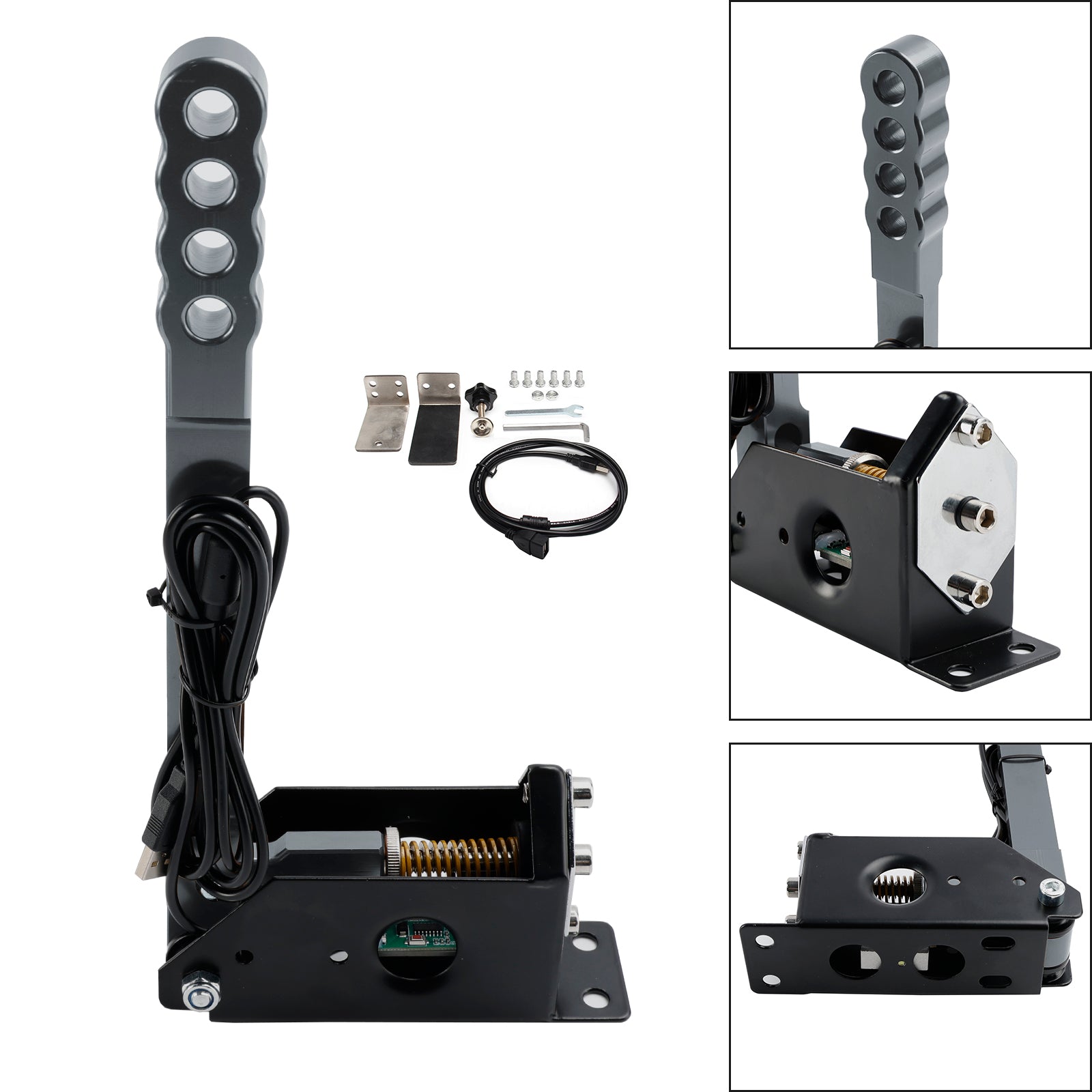 14Bit PC USB Sim Racing Handbrake w clamp for G25/G27/G29/T300/T500 For Asseto