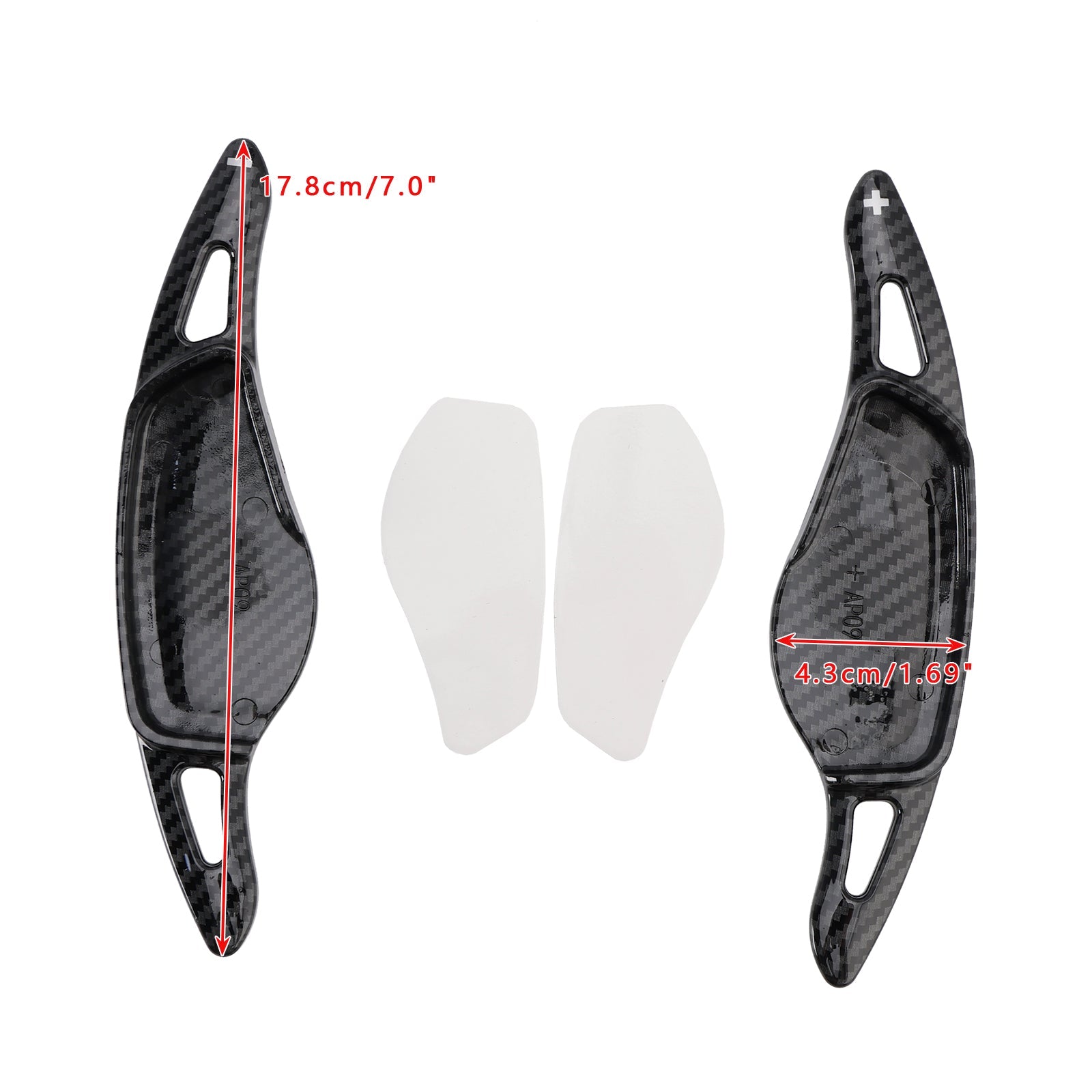 Carbon Look Steering Wheel Paddle Shifter Fit BMW 3 4 5 G20 G22 G30 2018+