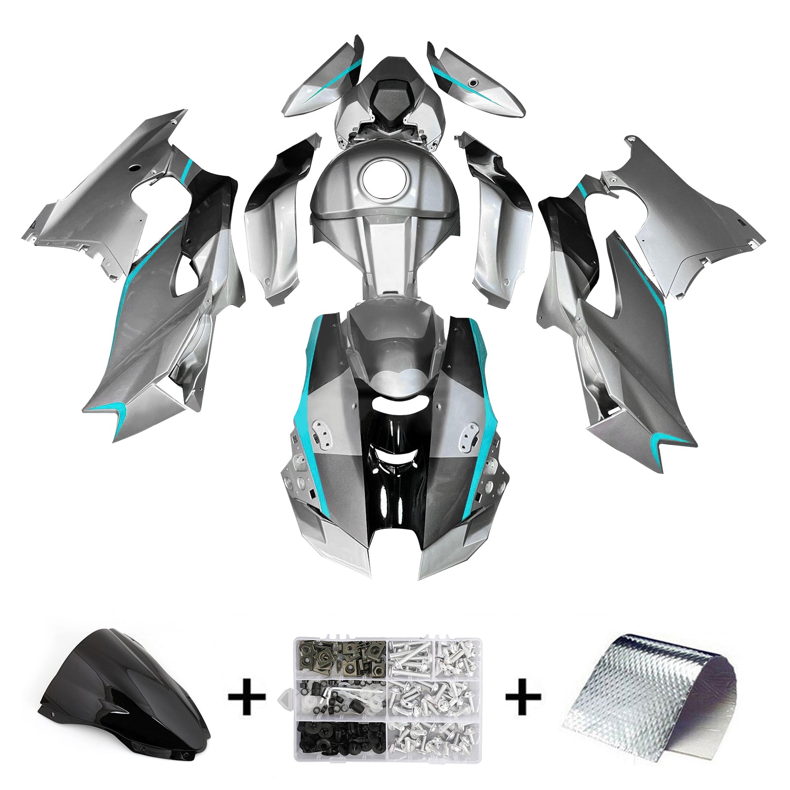 Kawasaki ZX-10R ZX-10RR 2021-2024 Fairing Kit Bodywork ABS