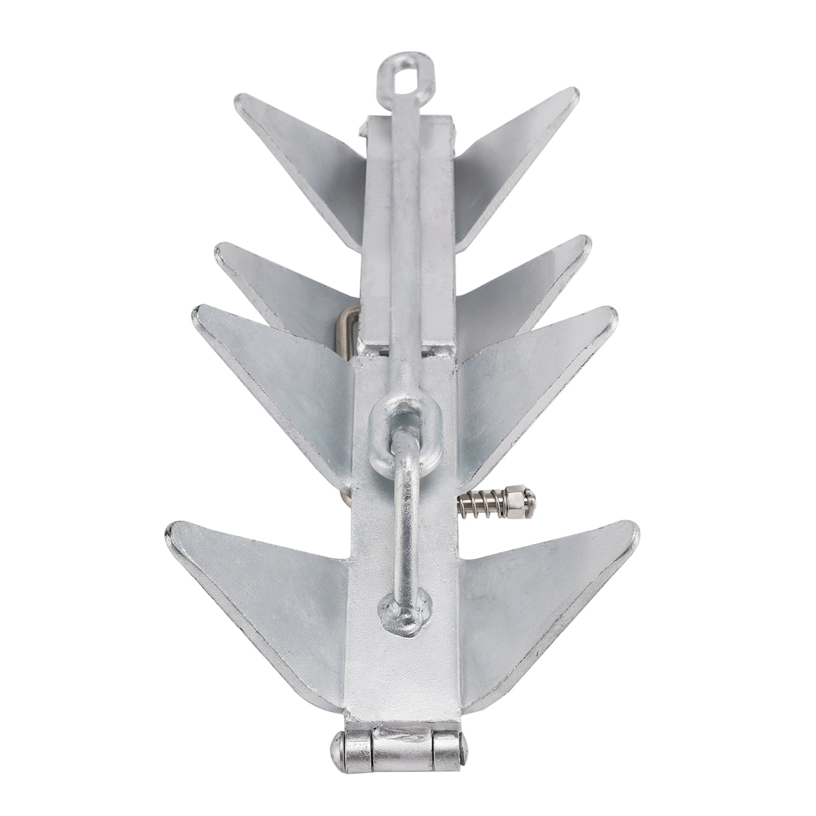 Hot-Dipped Boat Anchor 13Lbs Foldable Sliding Box Anchor Fits For Boat