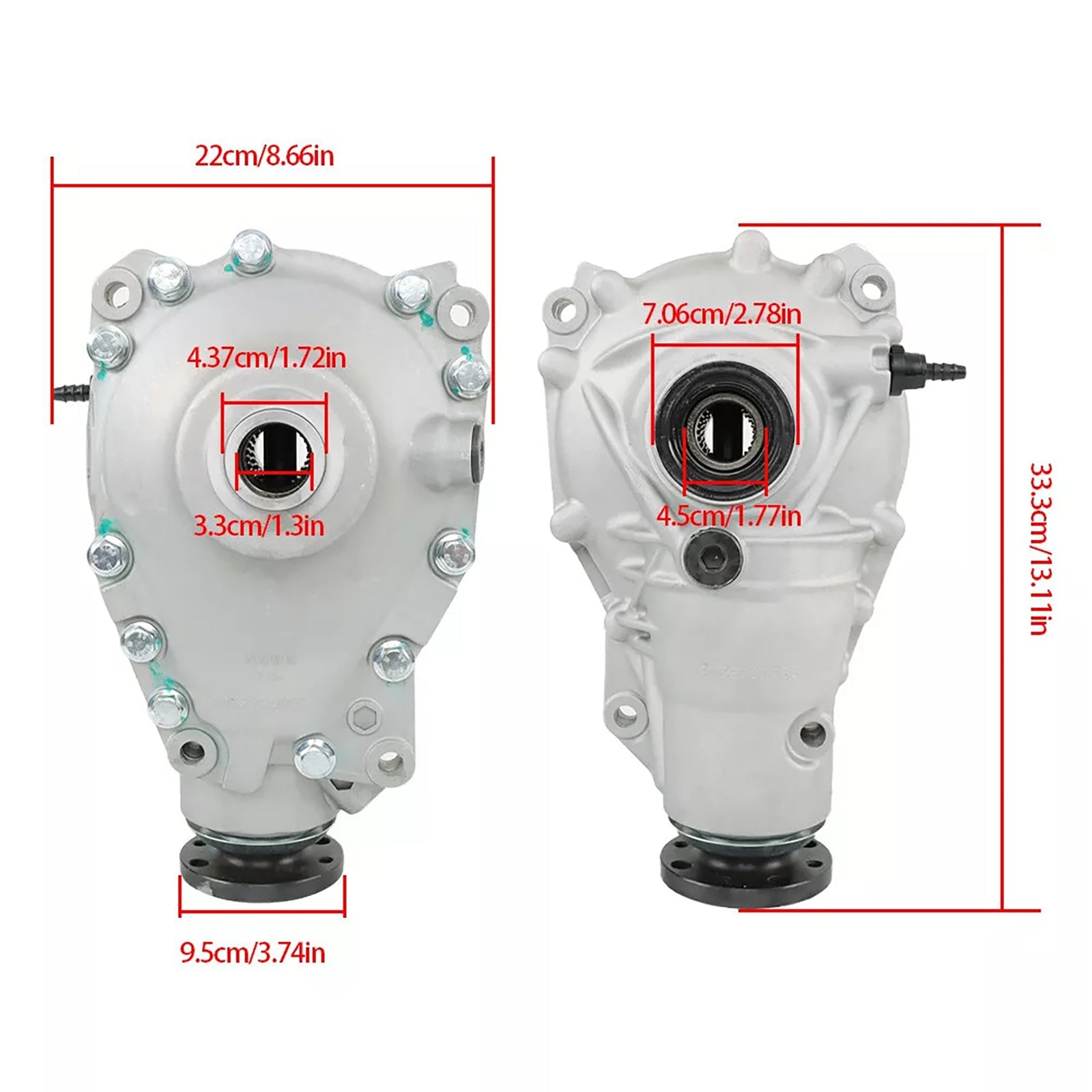 2015-2017 BMW X3 Front Differential Carrier Assembly 3.73 Ratio 31507592002