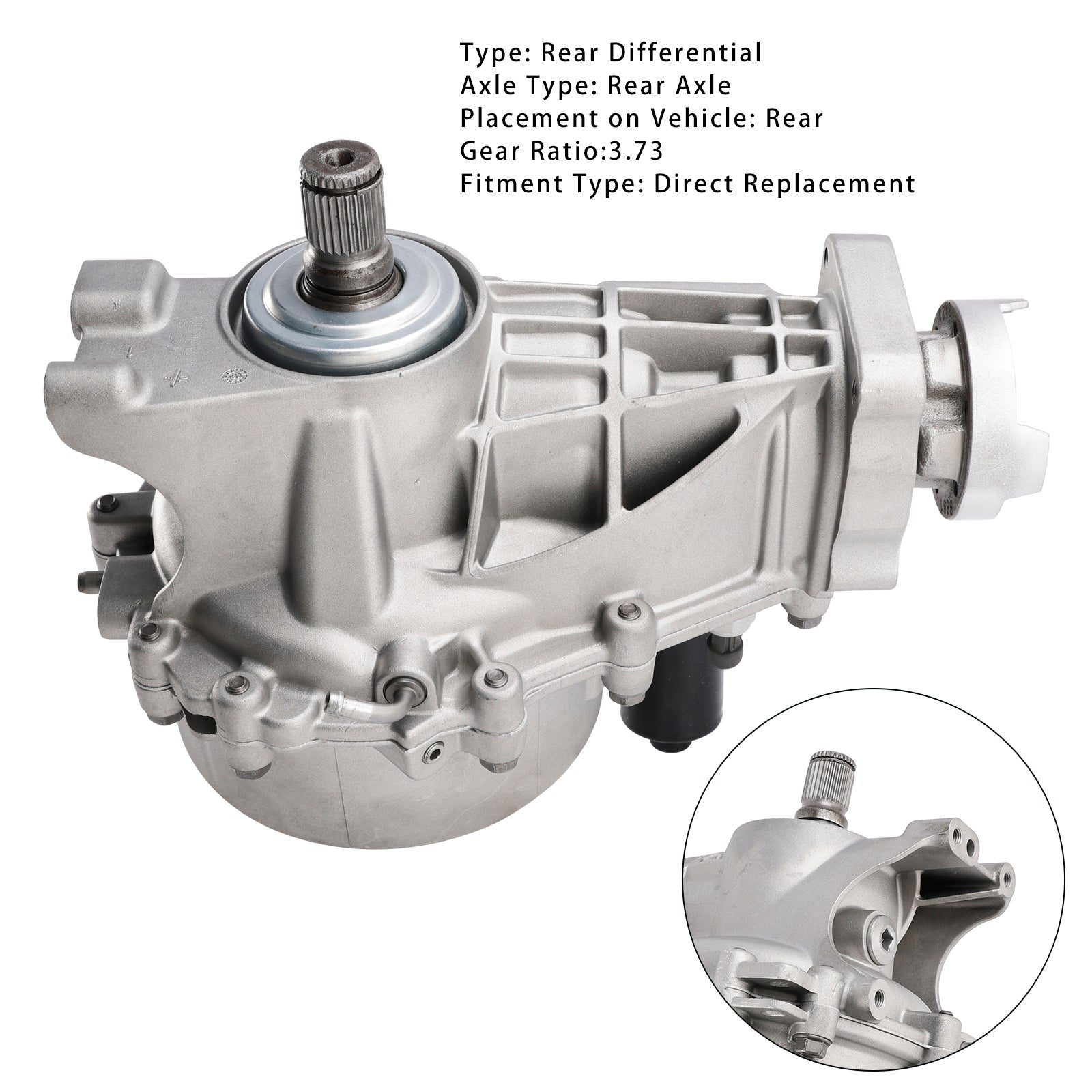 Rear Axle Differential Carrier Assembly 3.73 Ratio For Jeep Cherokee 2019-2022