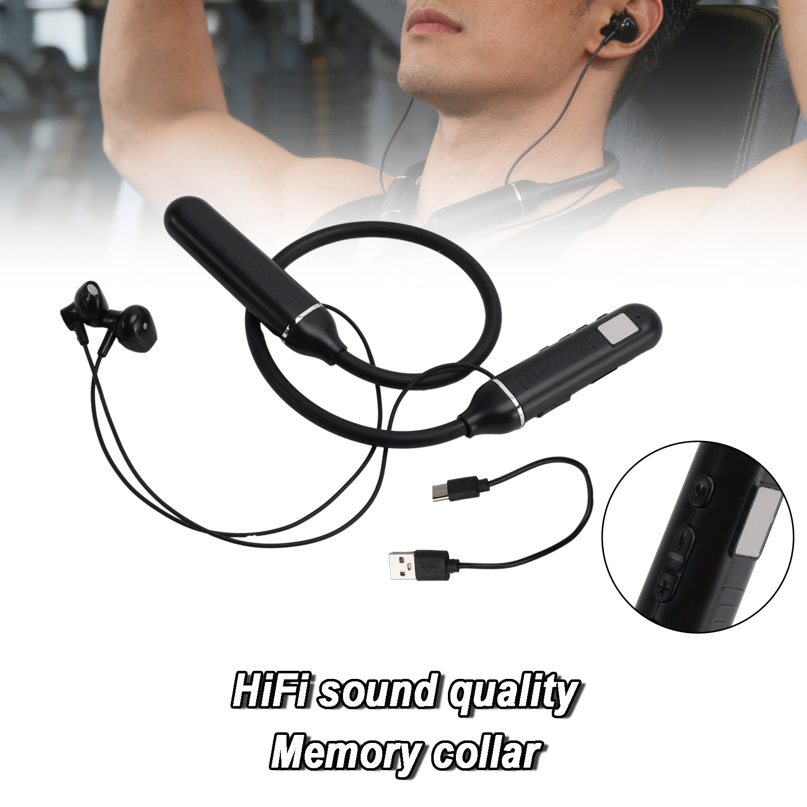 Bluetooth Headphones Wireless Durability Noise Cancelling for Phone Laptop PC TV