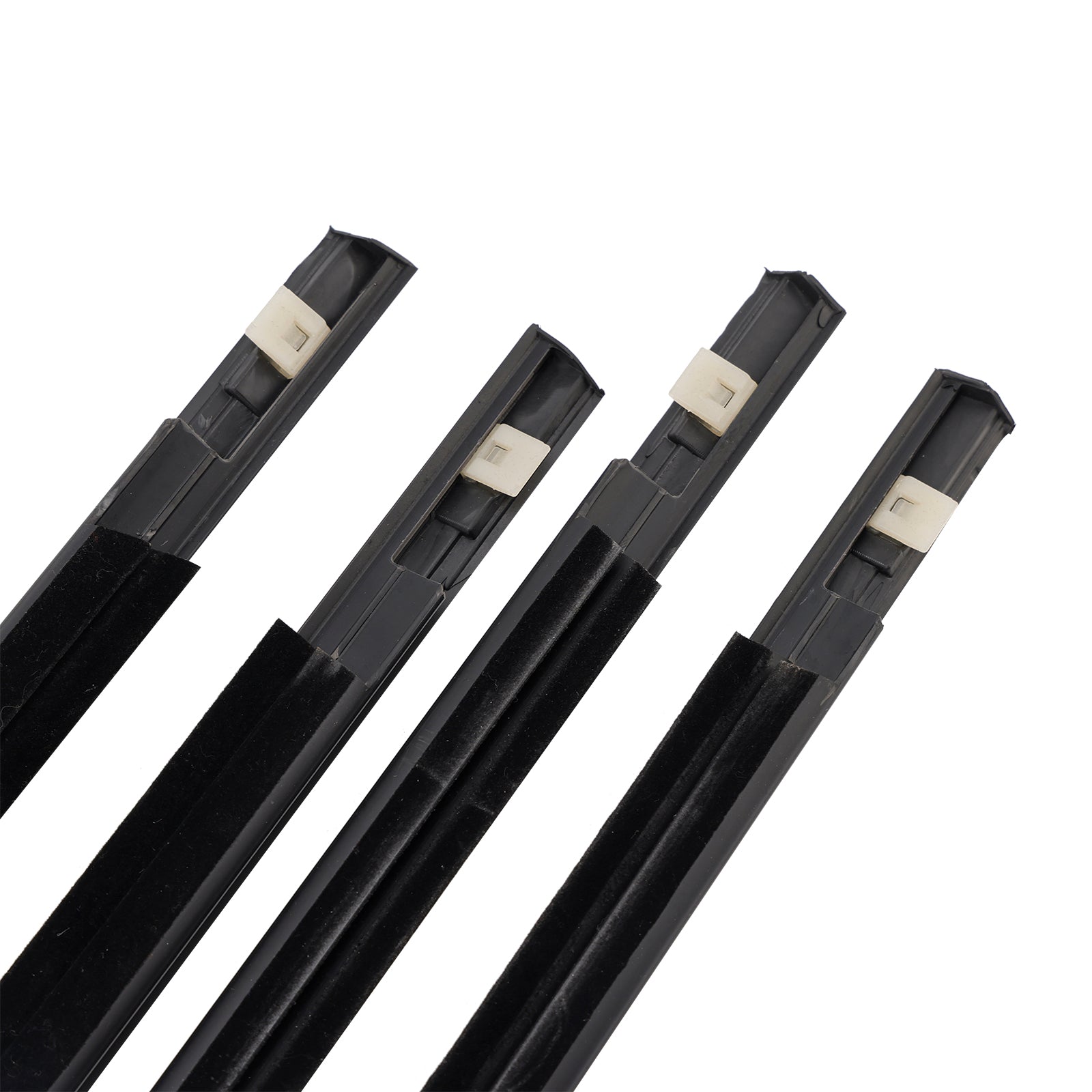 2009-2013  Suzuki Grand Vitara 4PCS Door Glass Belt Outer Molding Weatherstrip