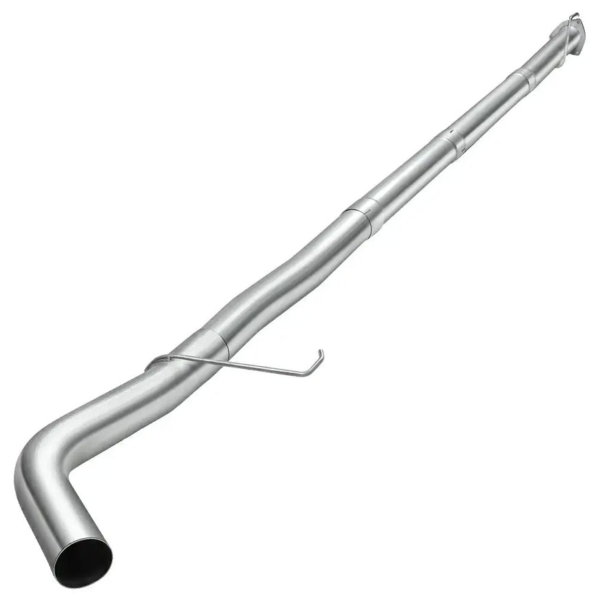 4" Cab & Chassis DPF Delete Exhaust Pipe for 2013-UP 6.7 Dodge Ram Cummins