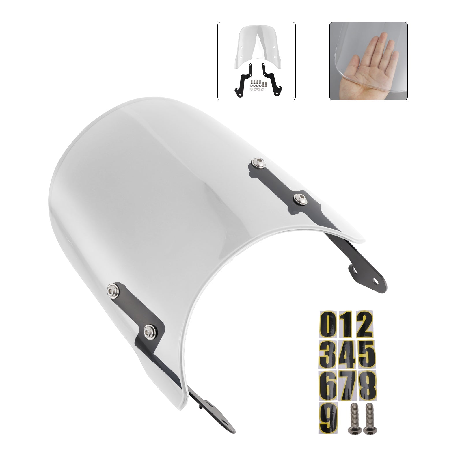 Windshield WindScreen fit for YAMAHA XSR 155 2020-2023 XSR 125 2024-2025