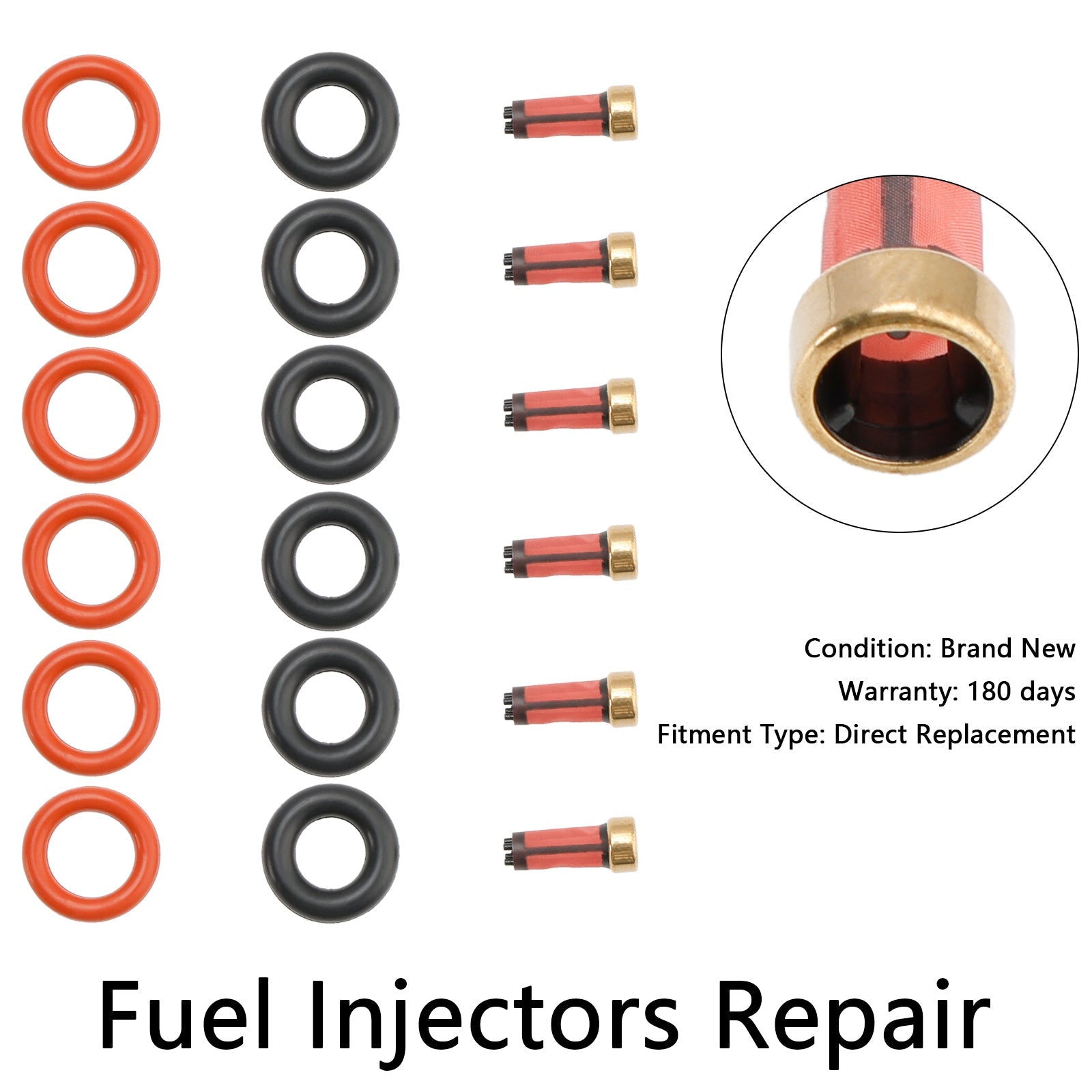 Fuel Injector Repair Kits 13537546244 Fit BMW E46 320i 323i 325i 330i