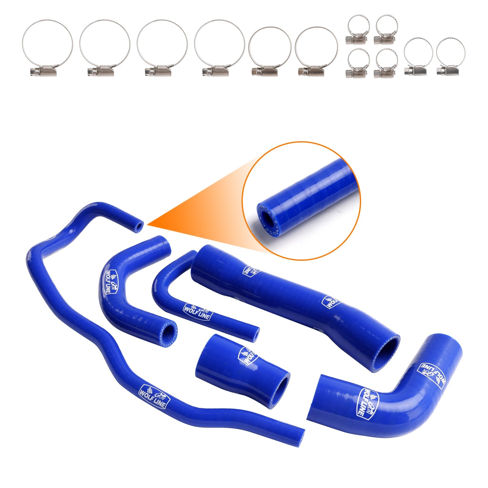 Silicone Radiator coolant Hose kit For BMW S1000XR 2021-2024