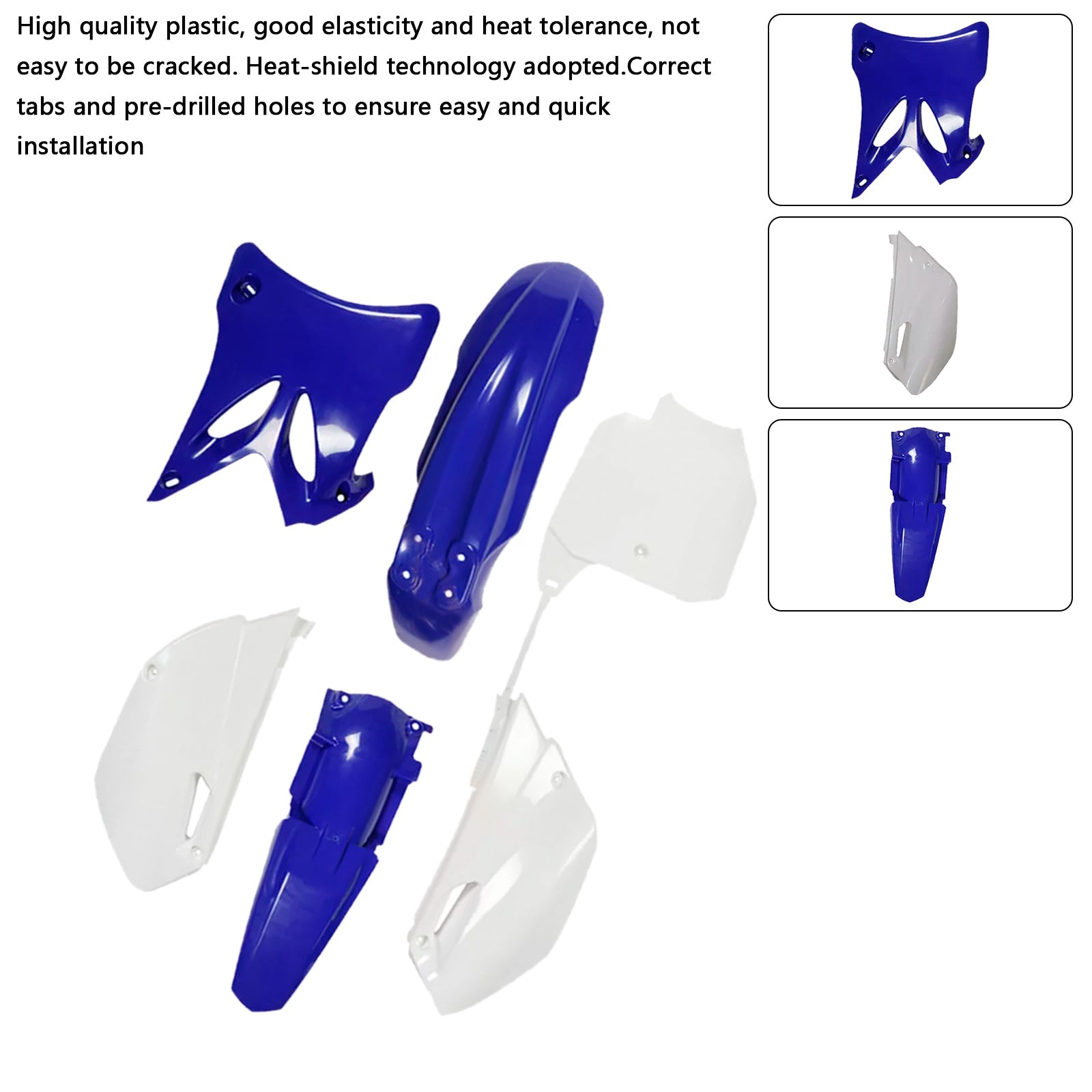 Body Plastic Kit Fender Fairing For Yamaha YZ85 2002-2014