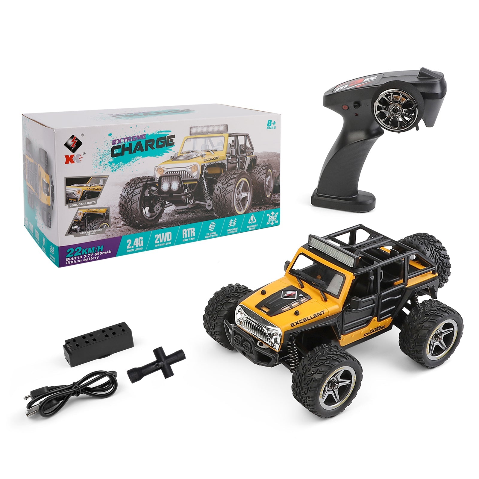 Wltoys 22201 1/22 Crawler 22km/h Brushed 2.4GHz Crawler 2WD Remote Control Car