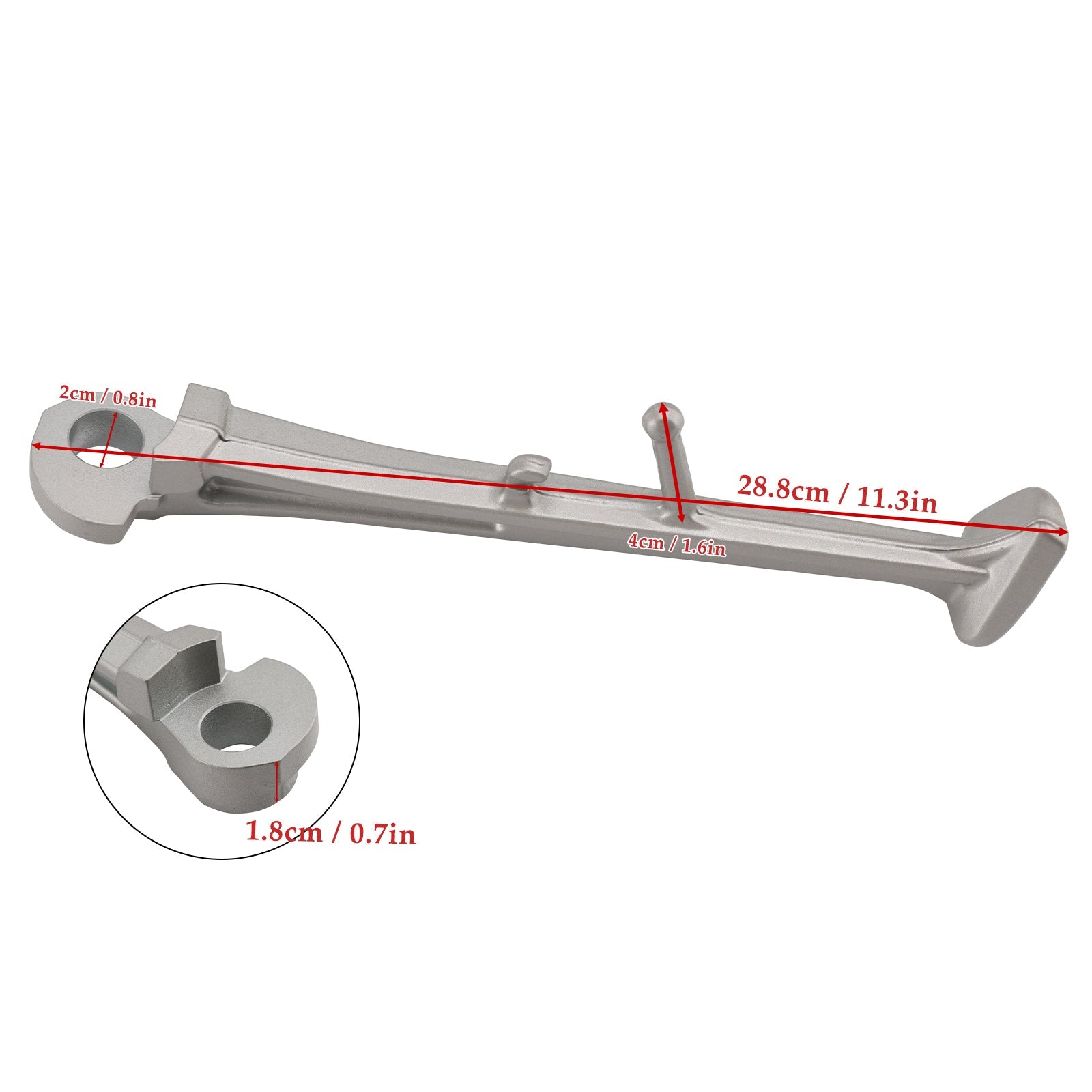 2015-2017 Yamaha YZF R1 RaceBase Adjustable Foot Side Stand Kickstand 2CR-27311-00