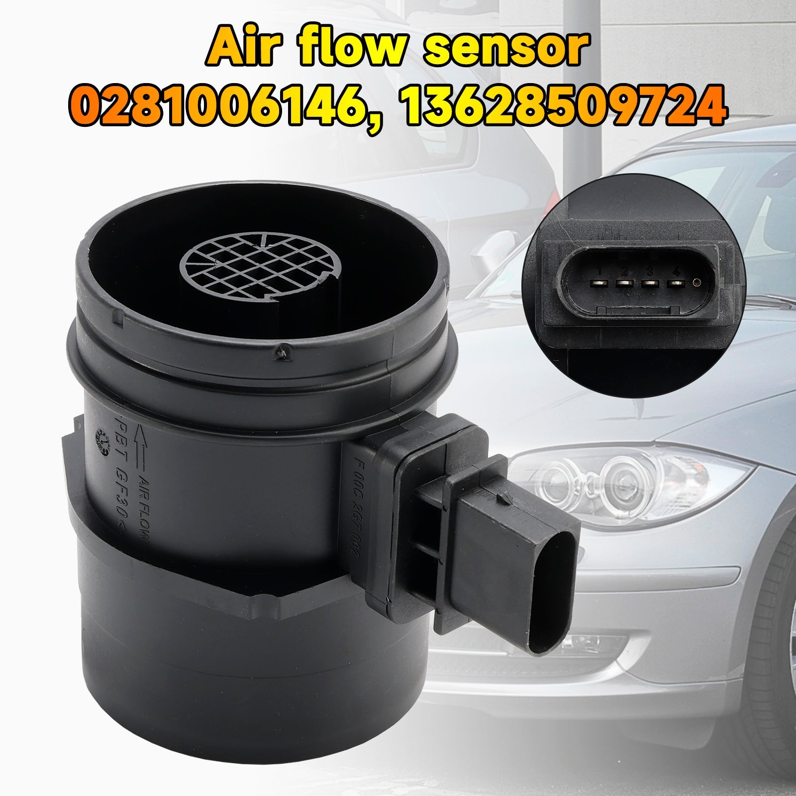 Mass Air Flow Meter Sensor 0281006146 For BMW E90 E91 E92 E93 N47