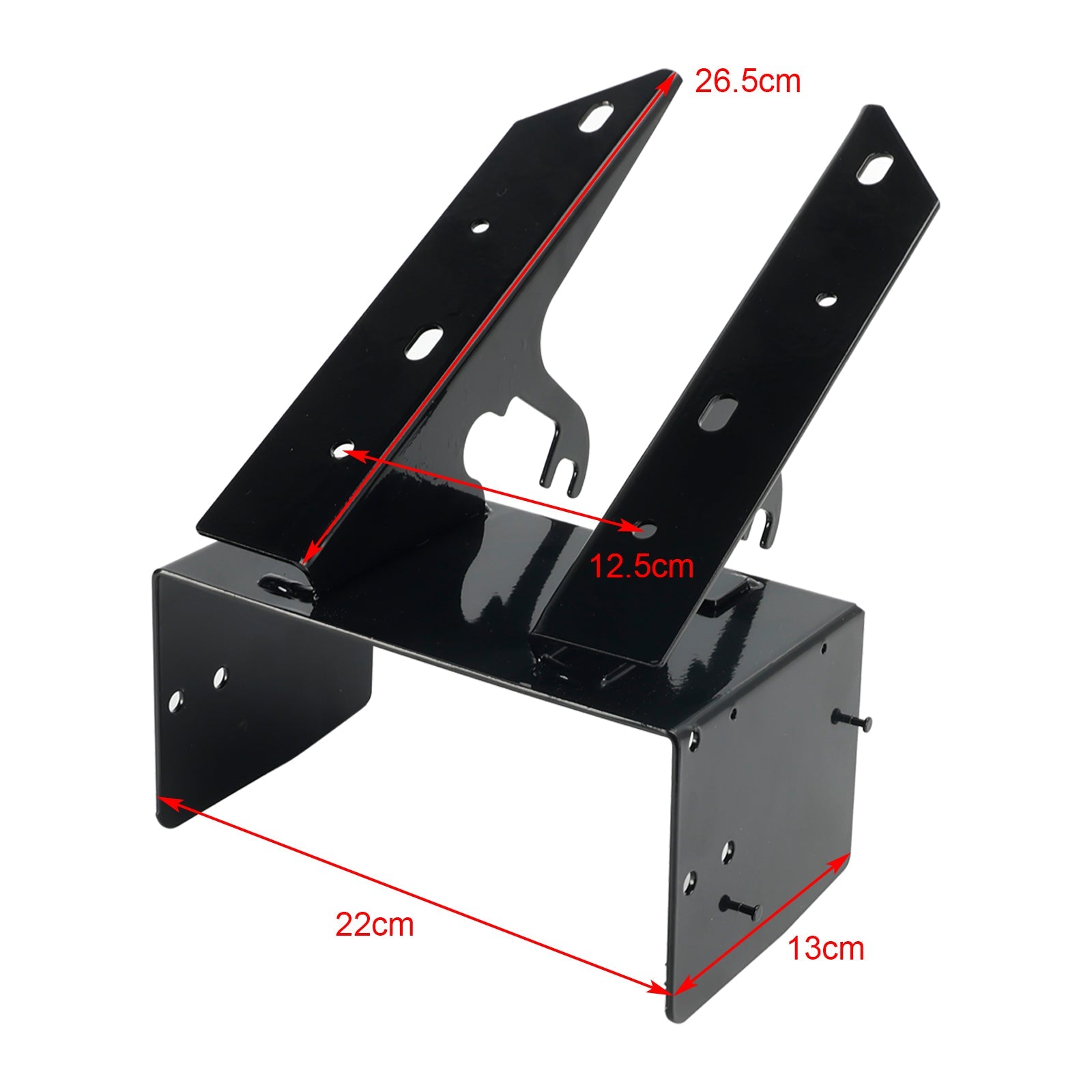 Soporte de montaje para carrito de radio con carenado delantero de acero Road Glide 1998-2013