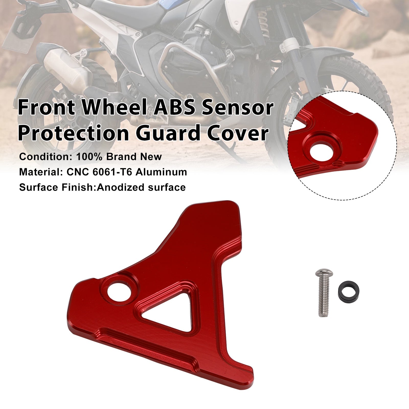 Front Wheel ABS Sensor Protection Guard For BMW R1300GS / ADV 23-25